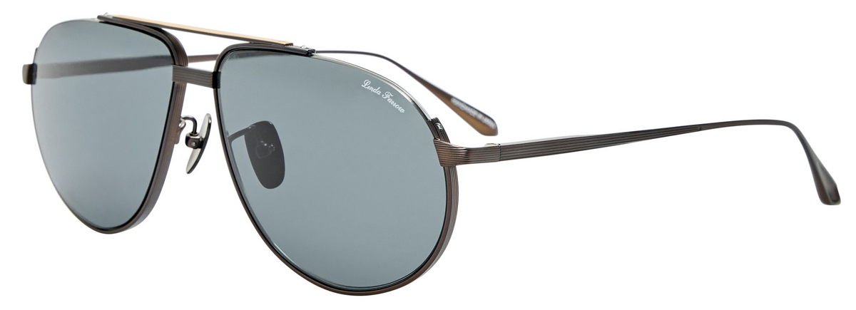 Color_LFL1752C4SUN - Stevie Aviator Sunglasses in Matt Nickel and Grey
