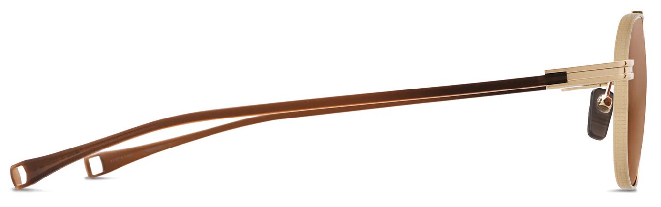 Color_DLS424-A-01 - Gold Sand - Copperhead Brown / Land Lens - Brown Polarized