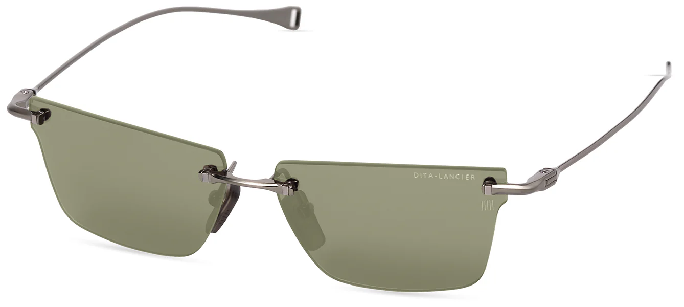 Color_DLS125-A-03 - Brushed Antique Silver / Air Lens - Green