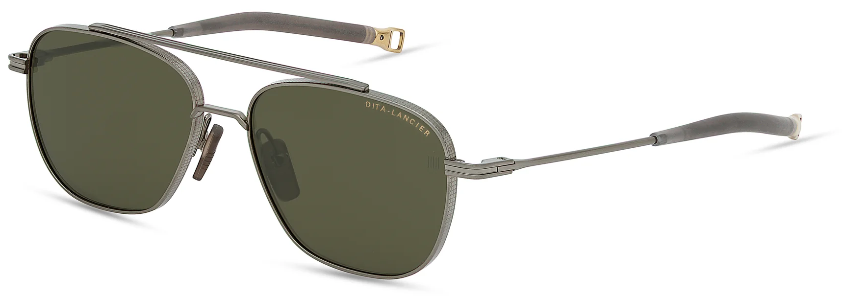 Color_DLS139-A-03 - Brushed Antique Silver / Air Lens - Green