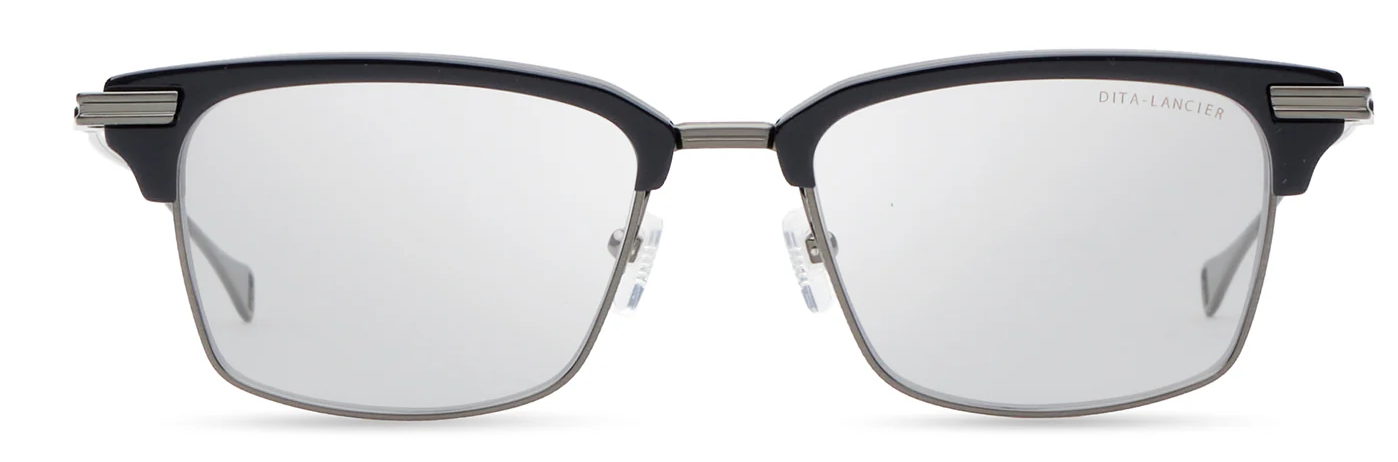 Color_DLX439-A-03 - Navy - Brushed Antique Silver - Clear Blue Light Filter - Clear