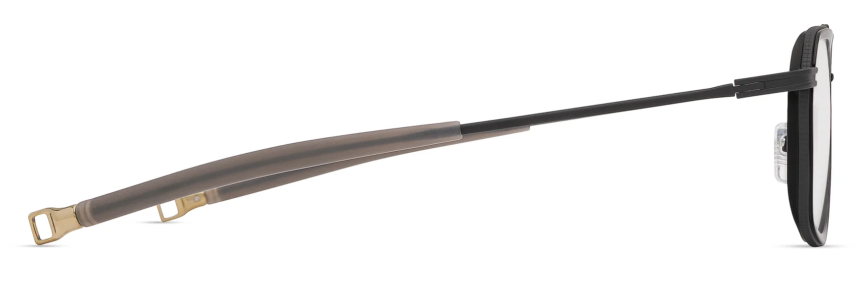 Color_DLX445-A-02 - Matte Black - Clear Blue Light Filter - Clear