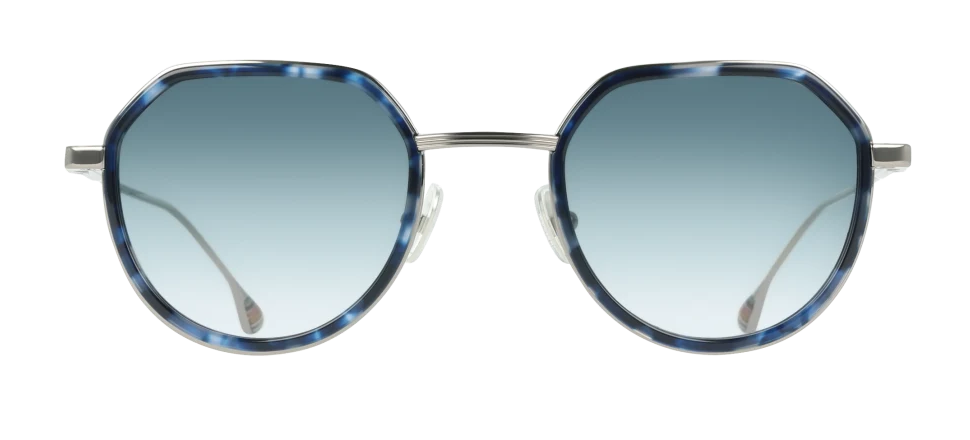 Color_042 - Gunmetal - Blue Havana / Blue Gradient