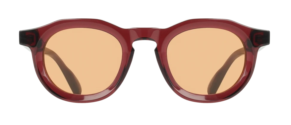Color_602 - Transparent Burgundy / Orange