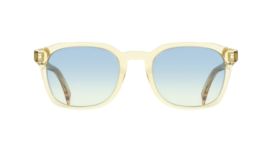 Color_259 - Transparent Beige / Blue Gradient