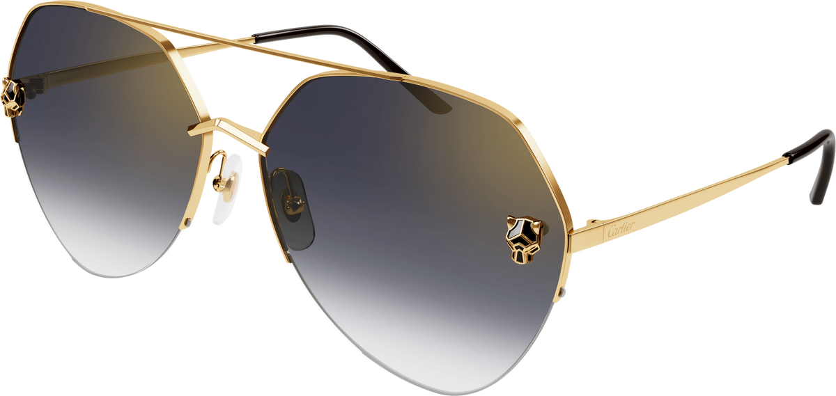 CARTIER CT0355S 002 gold brown sunglasses Cartier Panthere CT0359S 002 Sunglasses - US main image 2