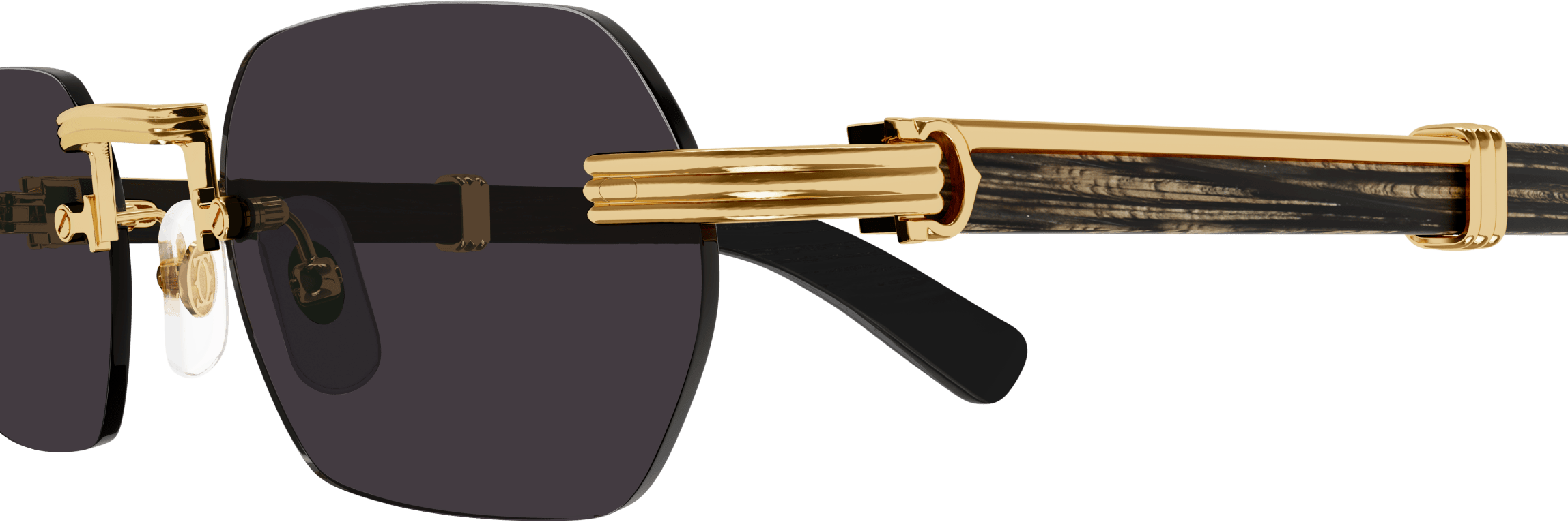 Color_CT0362S-001 - GOLD - BLACK HORN / GREY