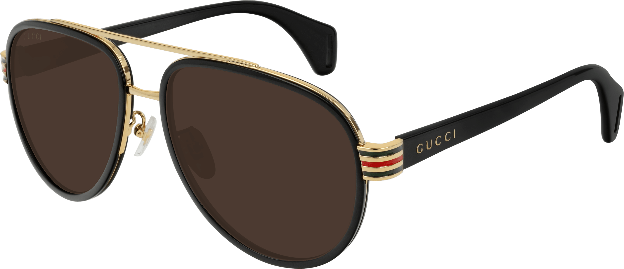 Color_GG0447S-003 - BLACK - BROWN