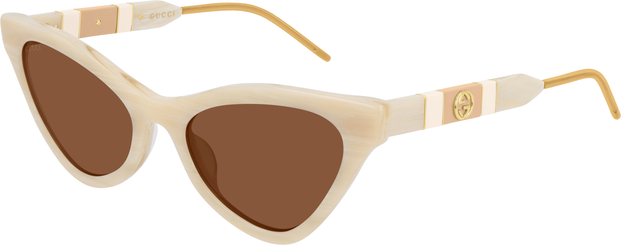 Color_GG0597S-005 - BEIGE - BROWN