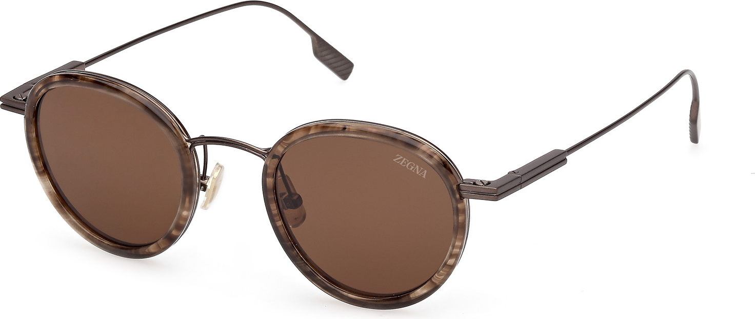 Color_EZ0276_4650E - Havana/Striped / Matte Light Ruthenium