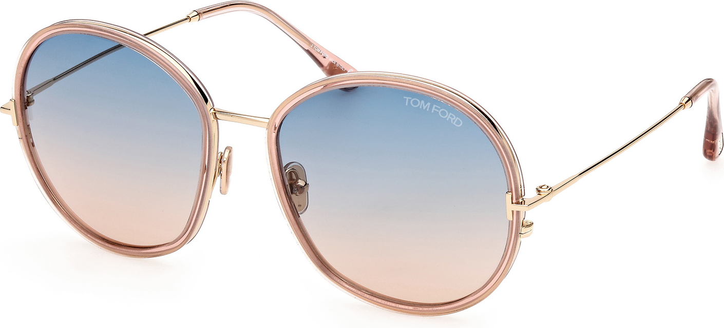 Color_FT0946_5872W - Shiny Light Pink / Shiny Pale Gold