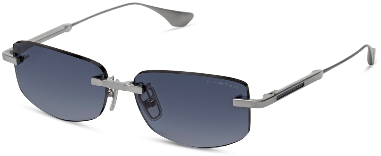 Color_DTS182-A-02 - BRUSHED RAW TITANIUM - NIGHT BLUE TO CLEAR GRADIENT