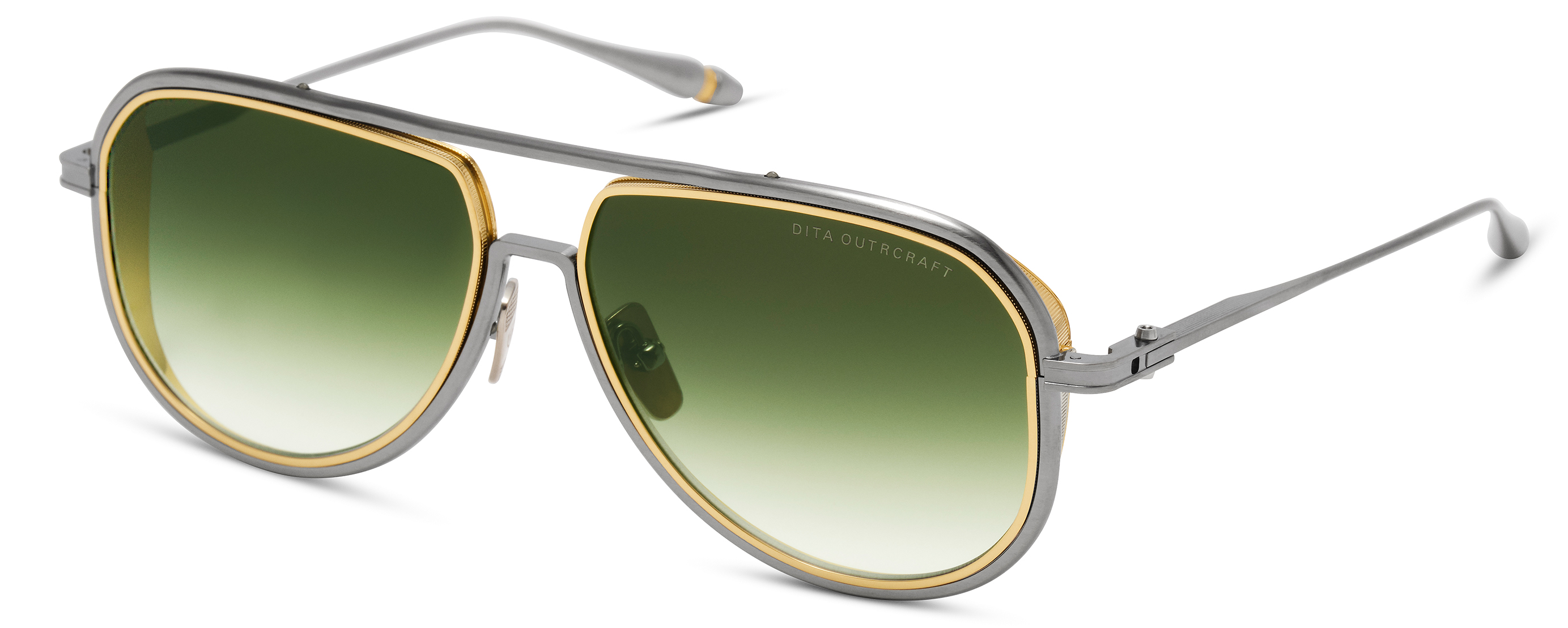 Color_DTS188-A-02 ANTIQUE SILVER/YELLOW GOLD - GREEN TO CLEAR GRADIENT