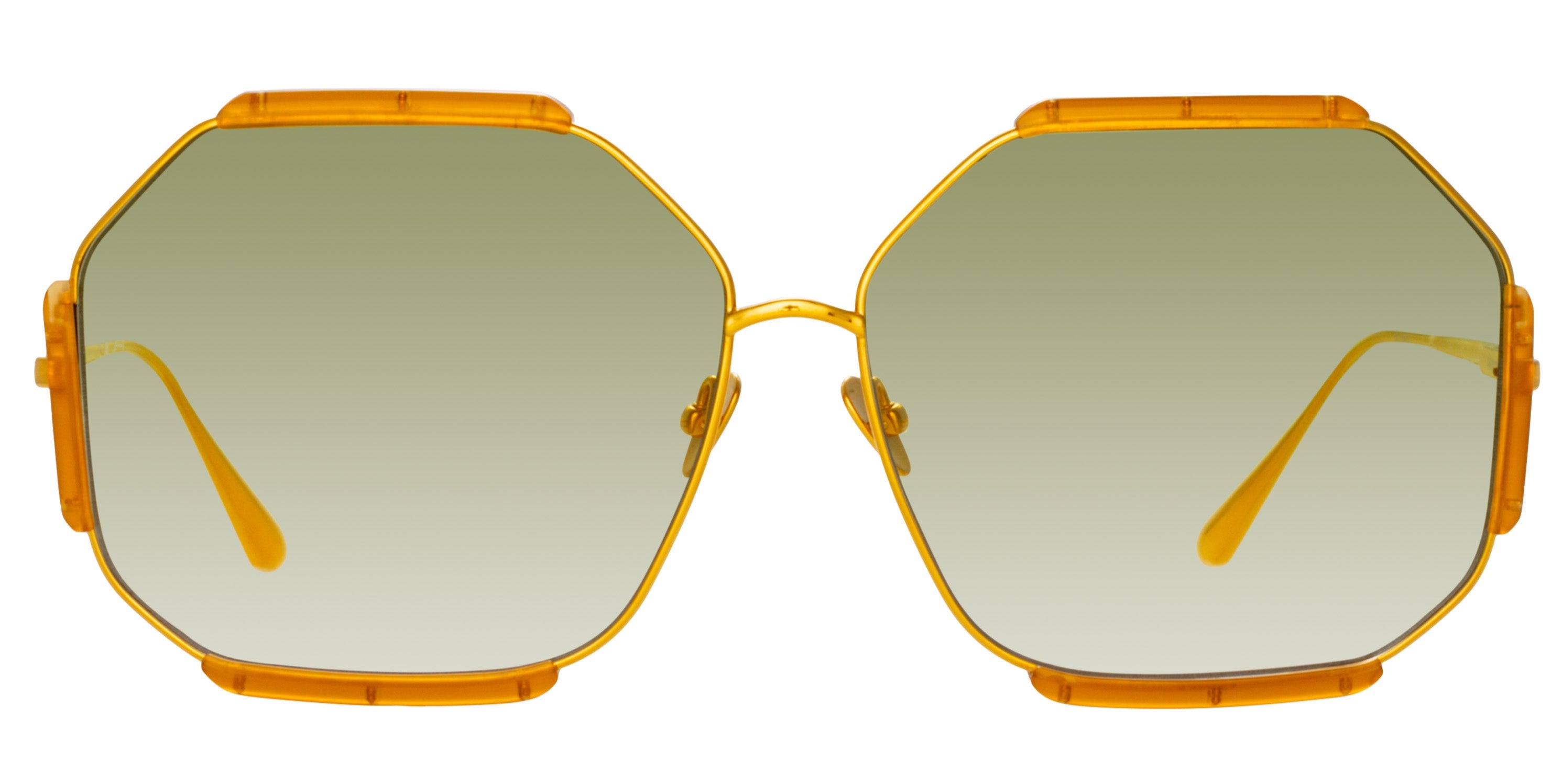 Color_LFL1308C5SUN - Margot Hexagon Sunglasses in Honey