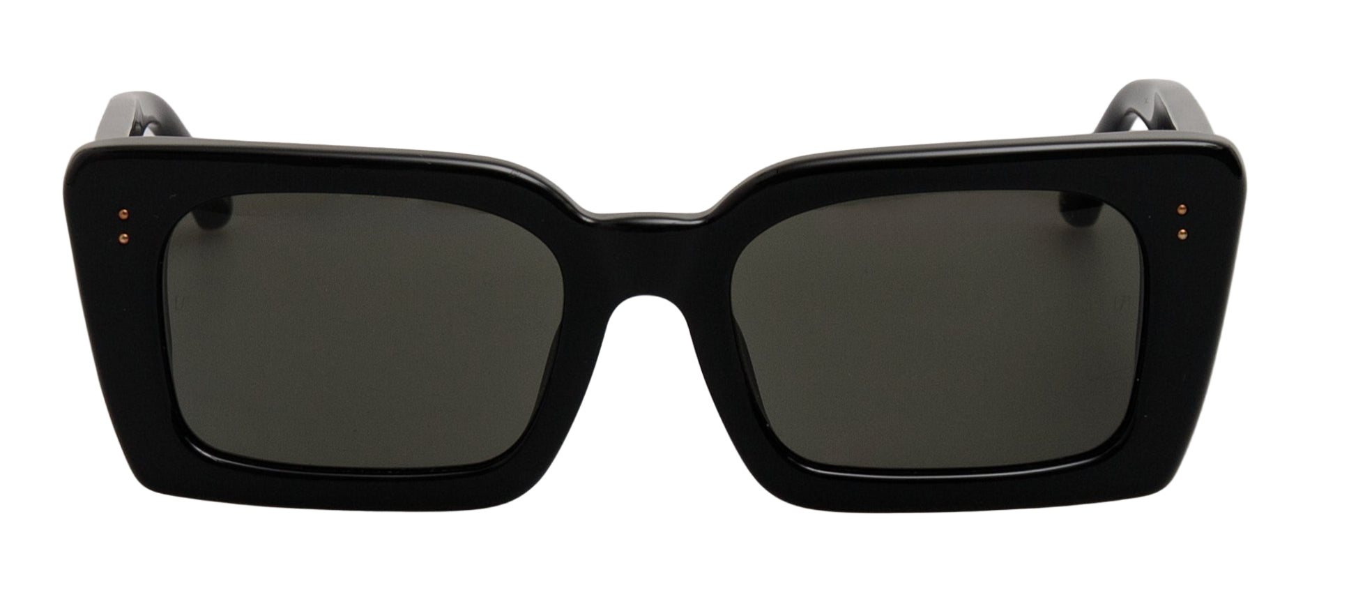 Color_LFL1297C1SUN - Nieve Rectangular Sunglasses in Black