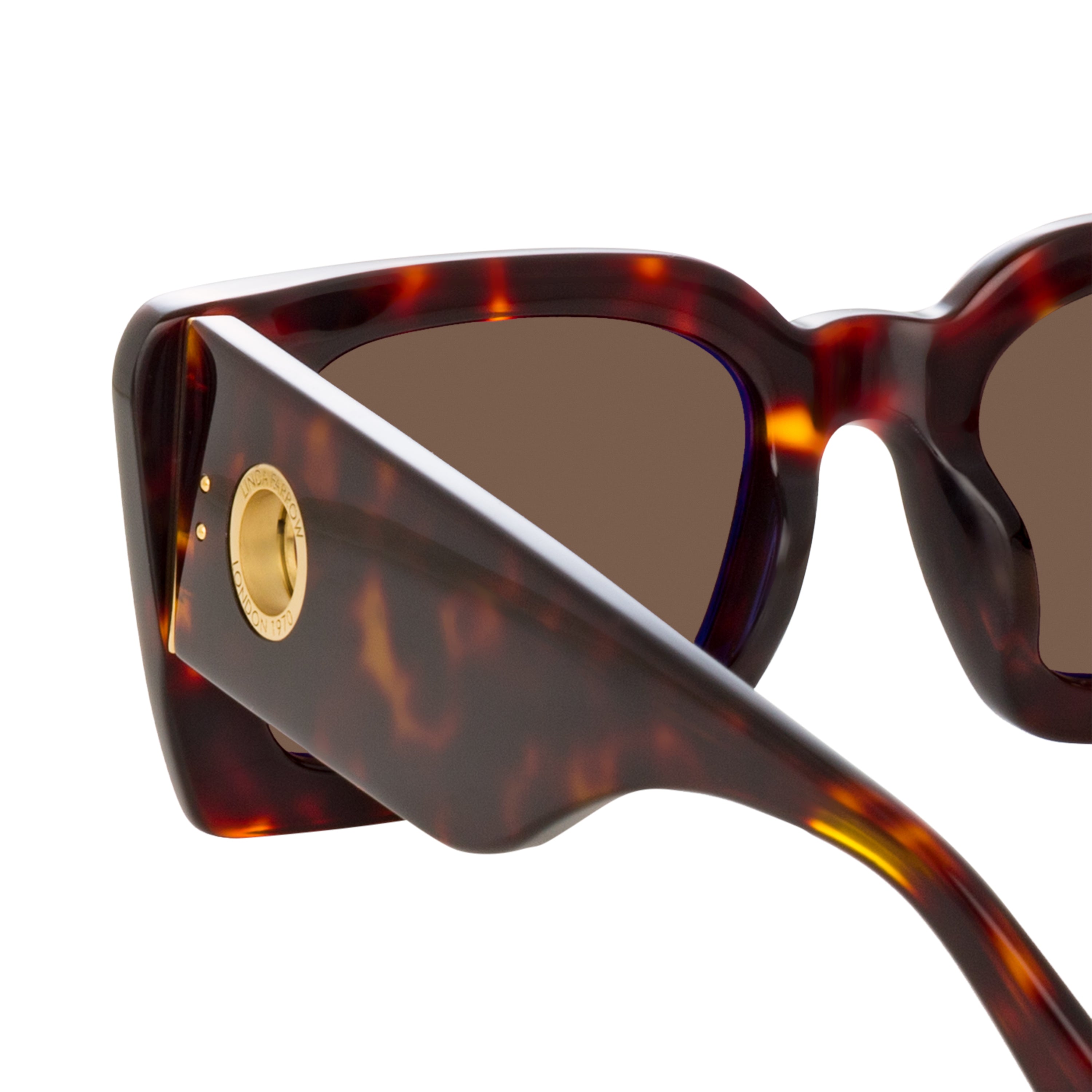 Color_LFL1297C2SUN - Nieve Rectangular Sunglasses in Tortoiseshell
