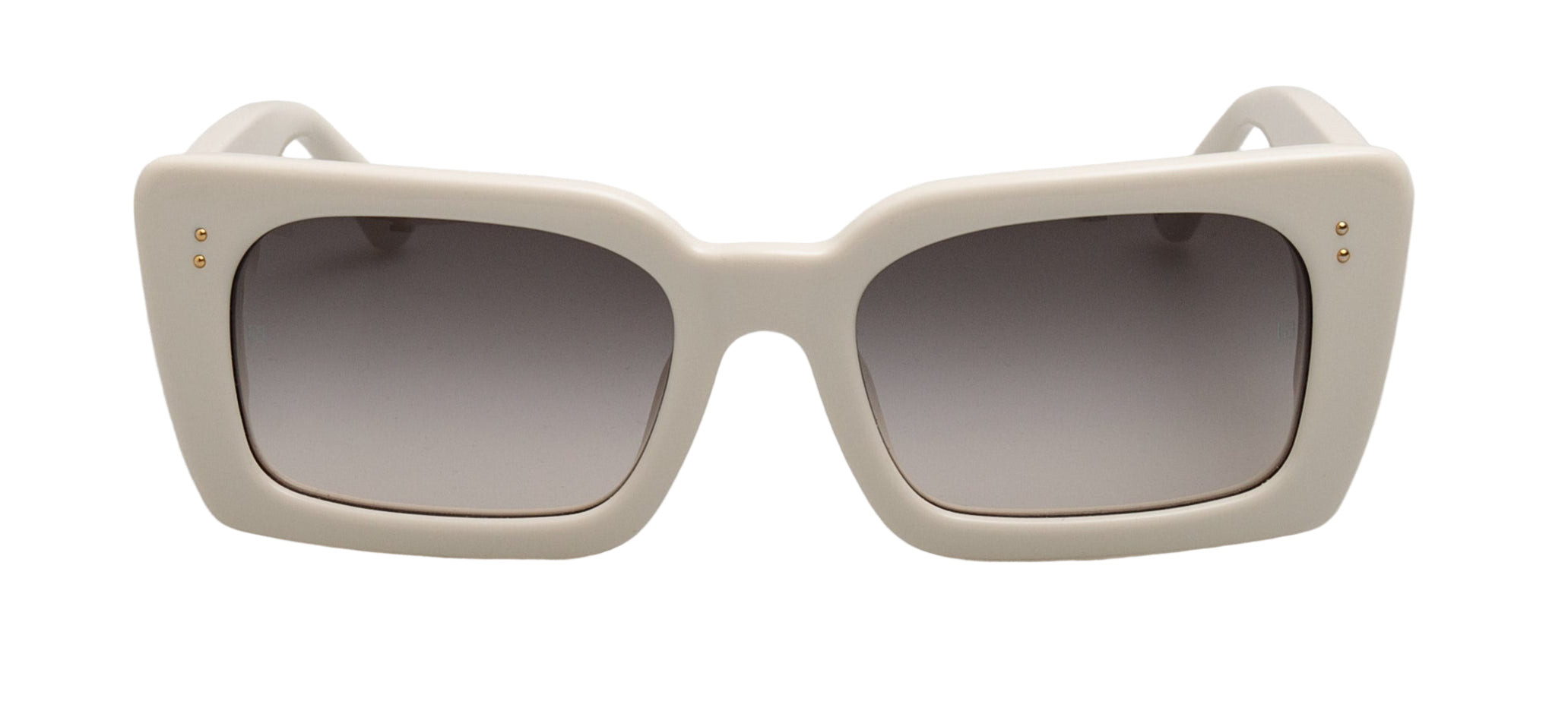 Color_LFL1297C7SUN - Nieve Rectangular Sunglasses in White
