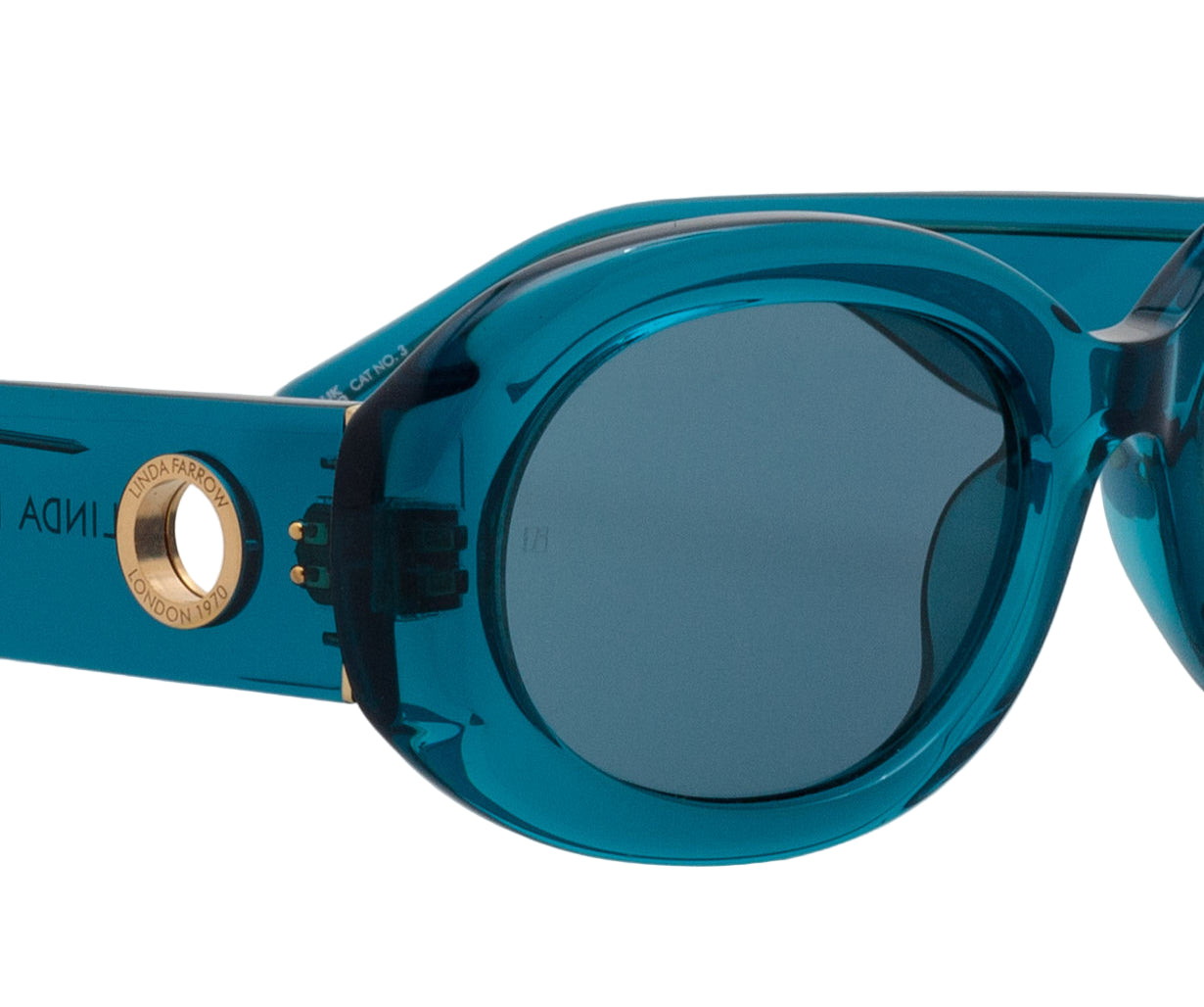 Color_LFL1462C5SUN - Lina Oval Frame Sunglasses in Blue and Aqua