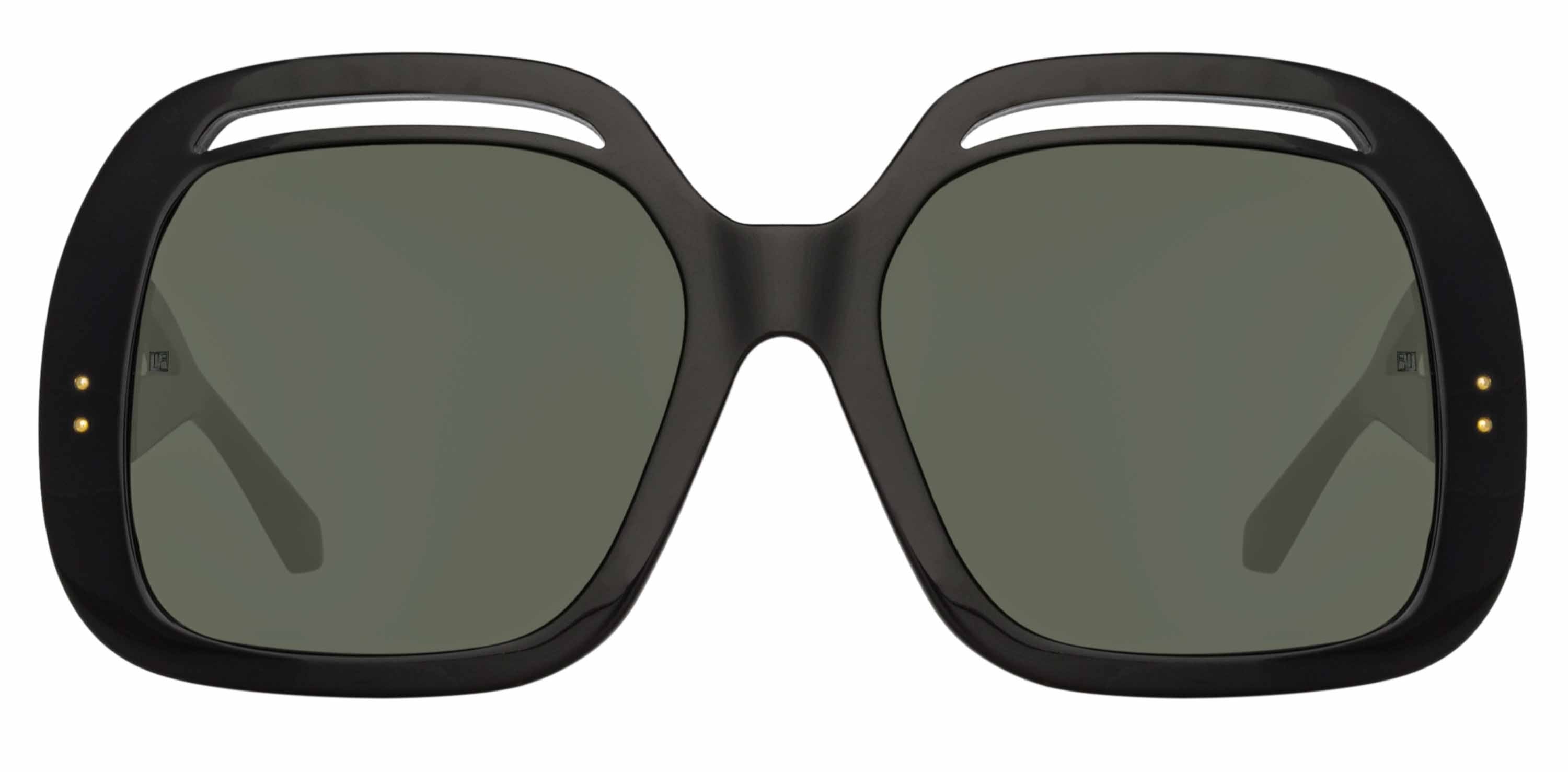 Color_LFL1126C1SUN - Renata Oversized Sunglasses in Black