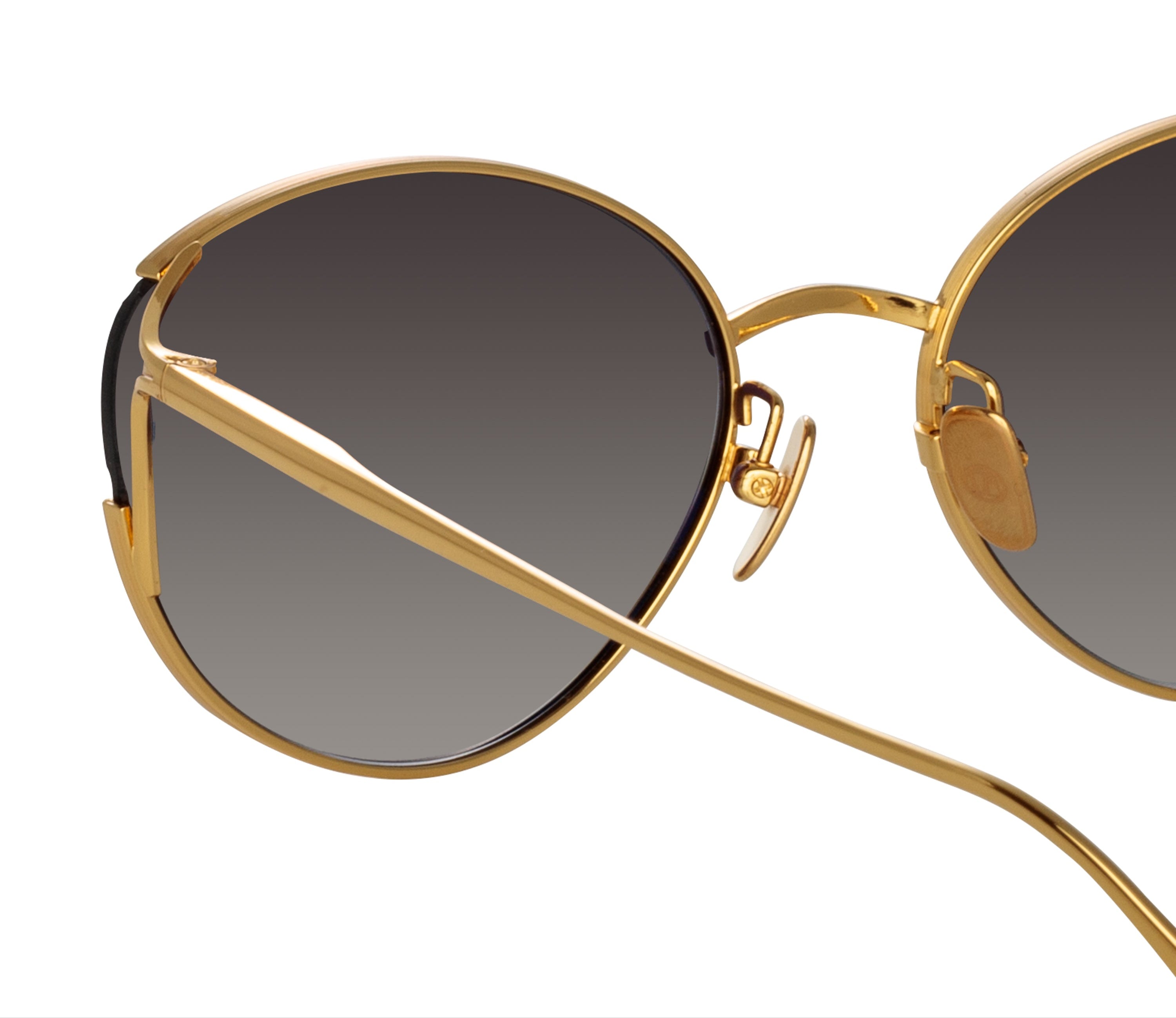 Color_LFL1455C2SUN - Fielder Cat Eye Sunglasses in Yellow Gold