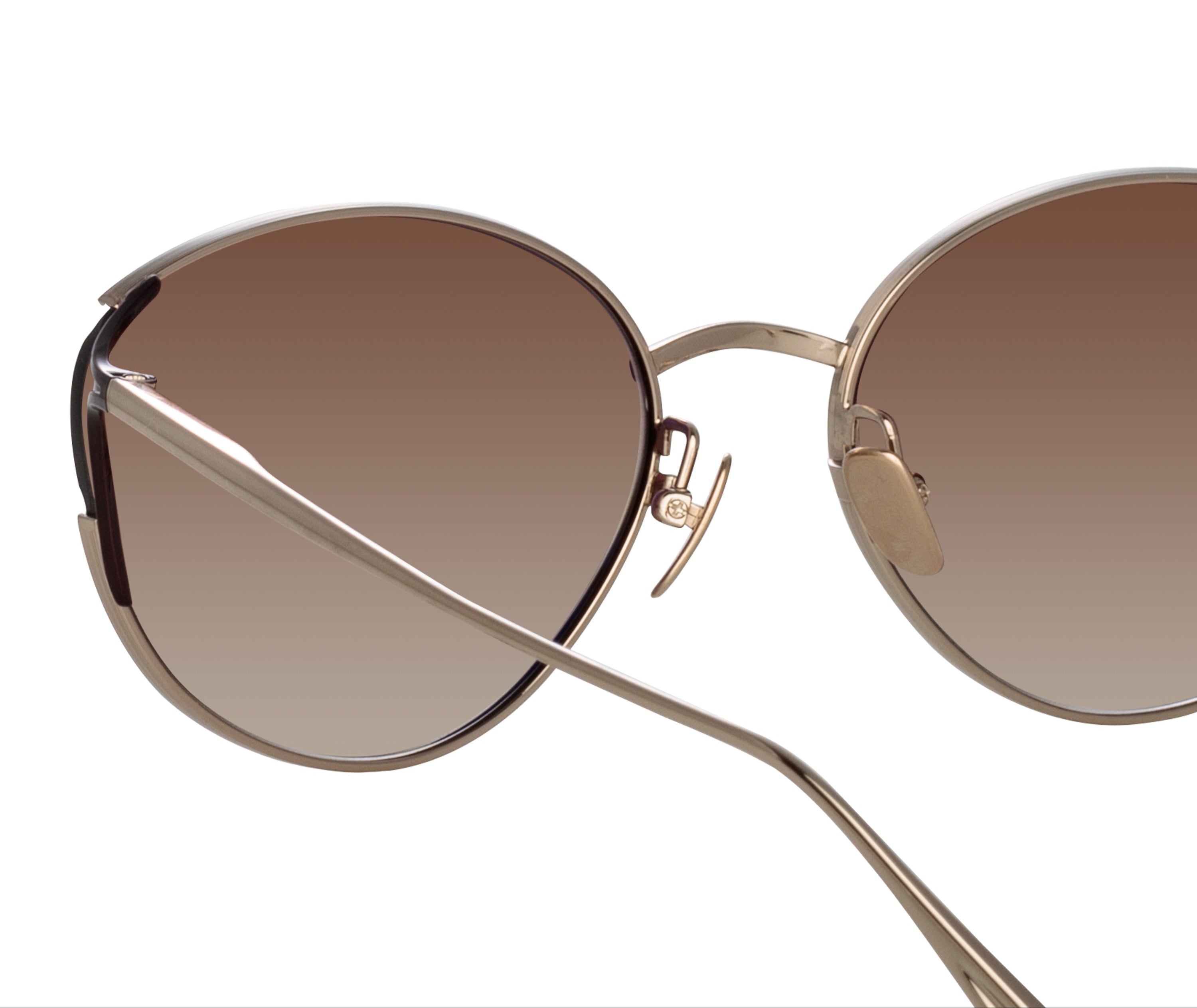 Color_LFL1455C3SUN - Fielder Cat Eye Sunglasses in Light Gold