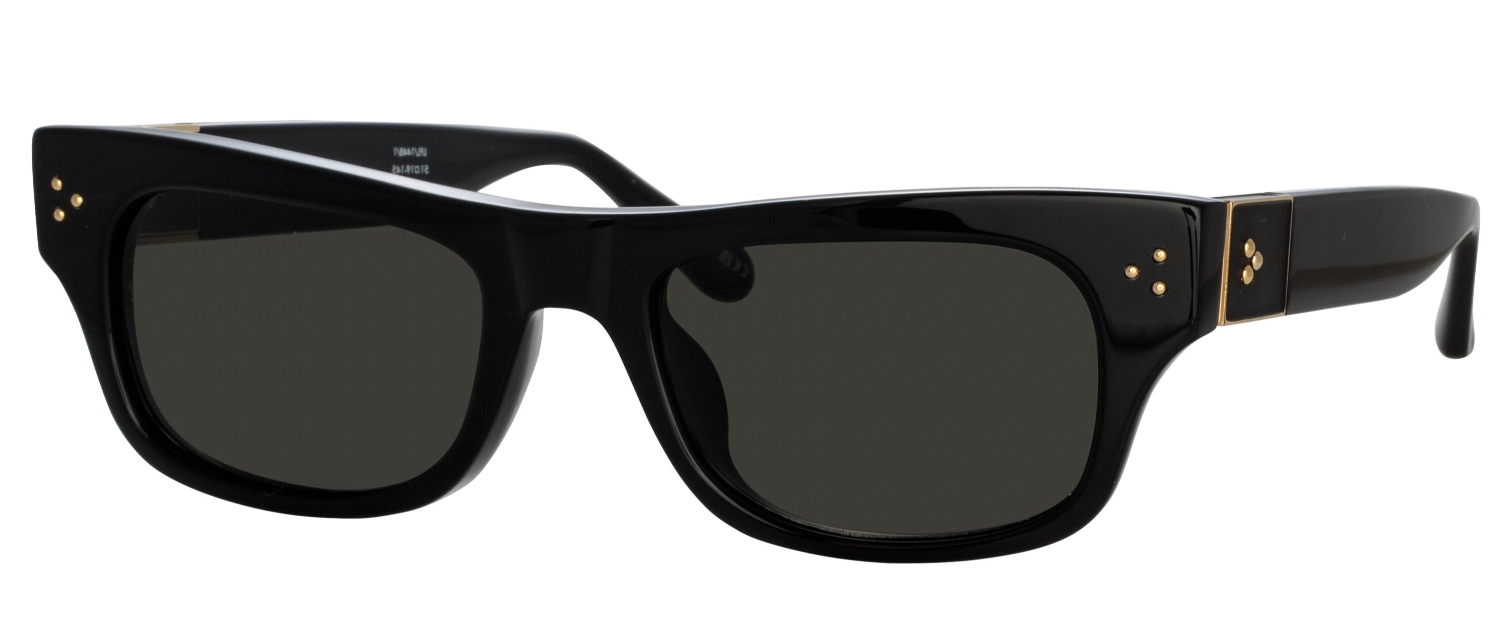 Color_LFL1448C1SUN - Falck Rectangular Sunglasses in Black