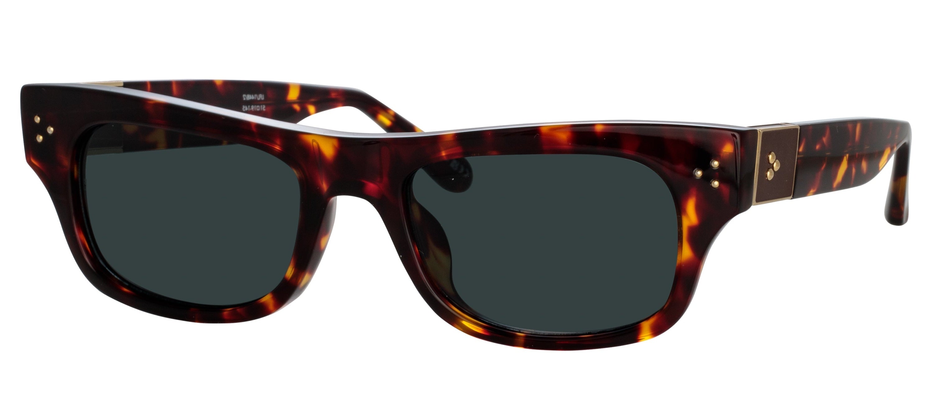 Color_LFL1448C2SUN - Falck Rectangular Sunglasses in Tortoiseshell