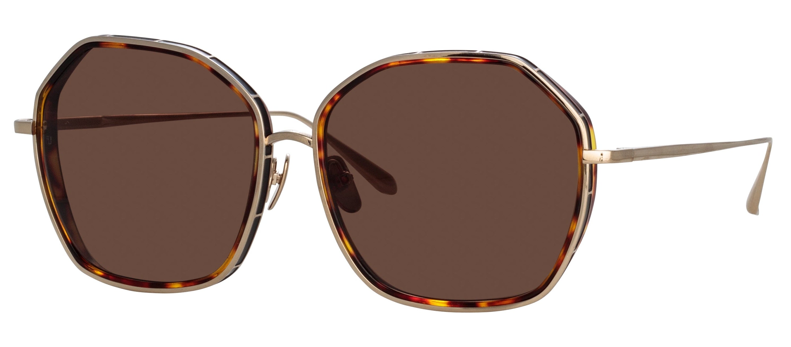 Color_LFL1432C2SUN - Rowe Oversize Sunglasses in Brown