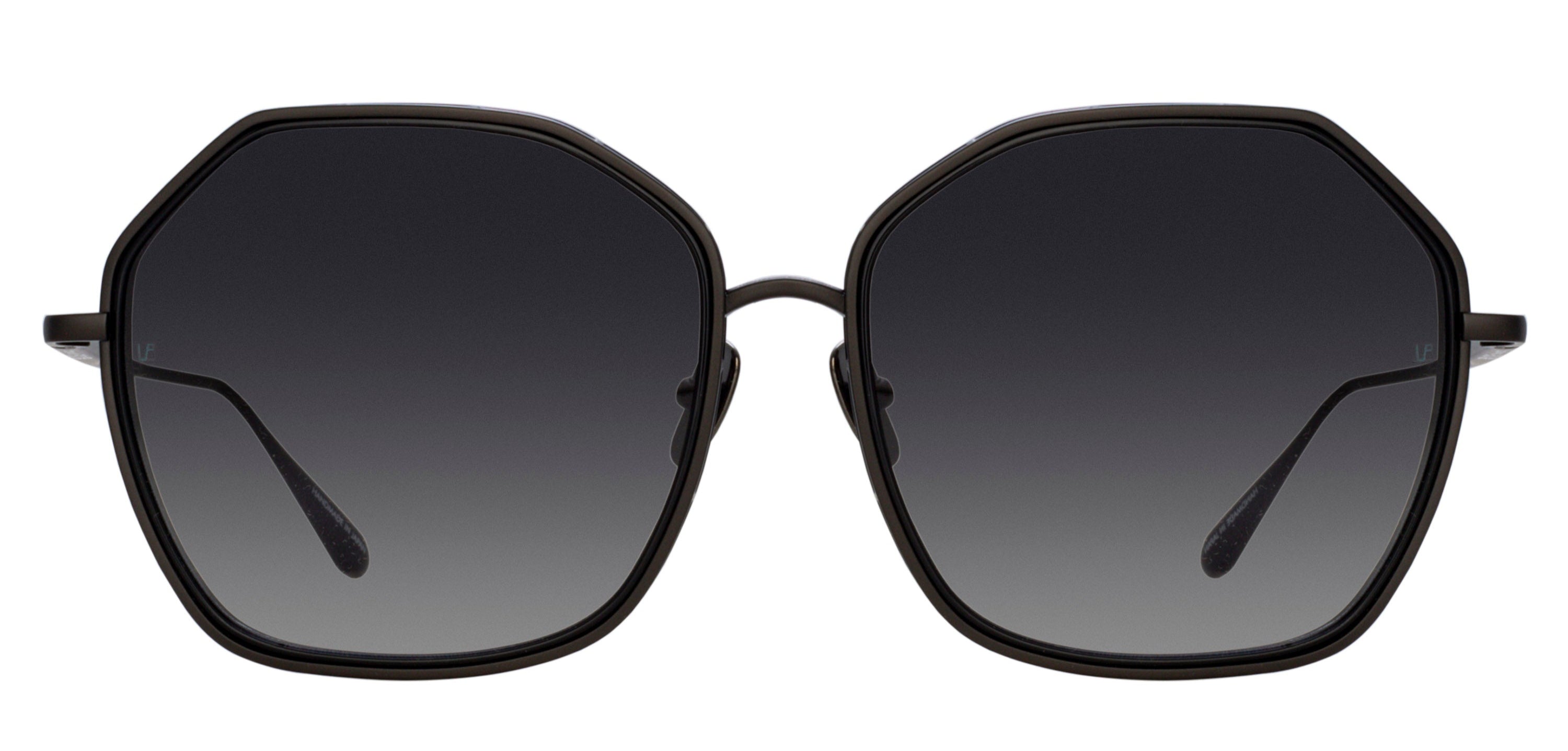 Color_LFL1432C3SUN - Rowe Oversize Sunglasses in Matte Nickel