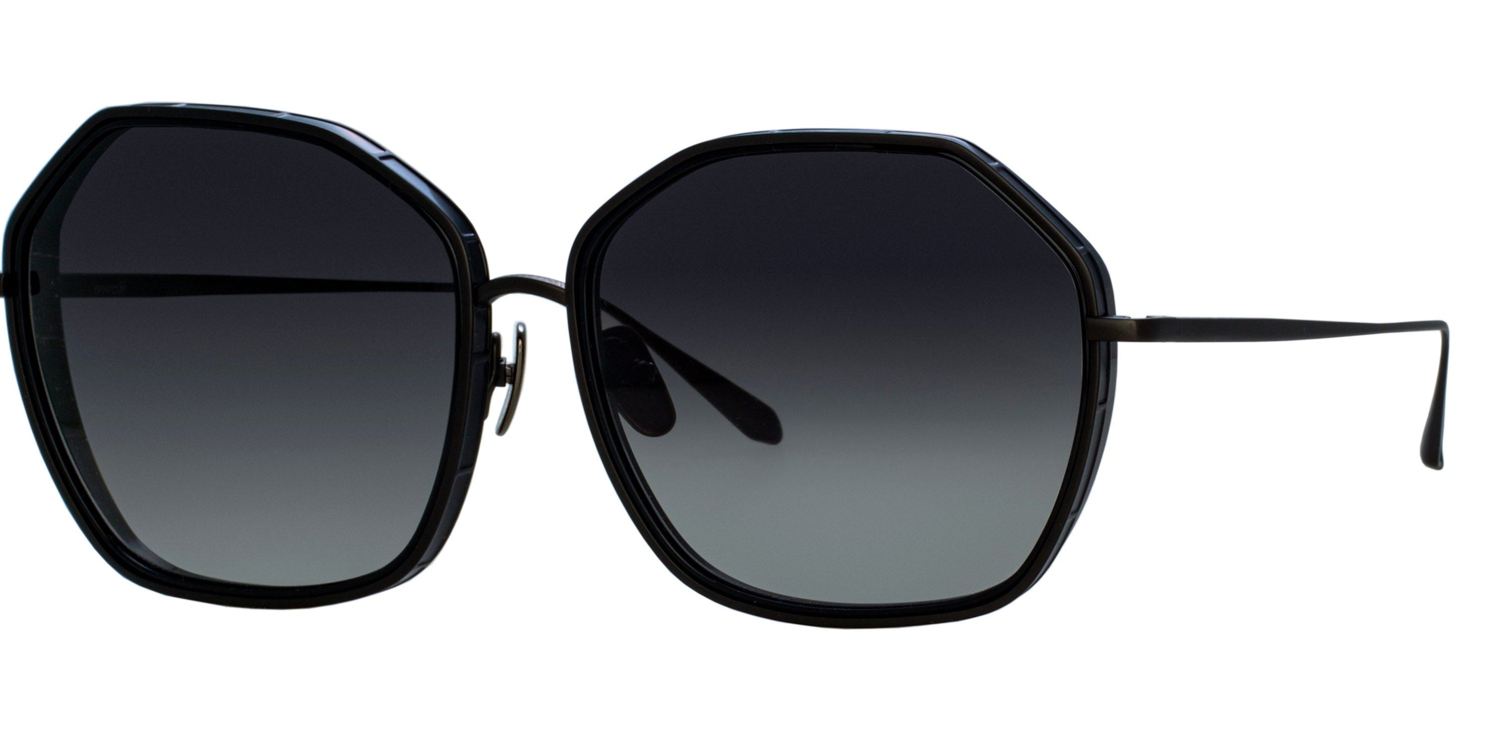 Color_LFL1432C3SUN - Rowe Oversize Sunglasses in Matte Nickel