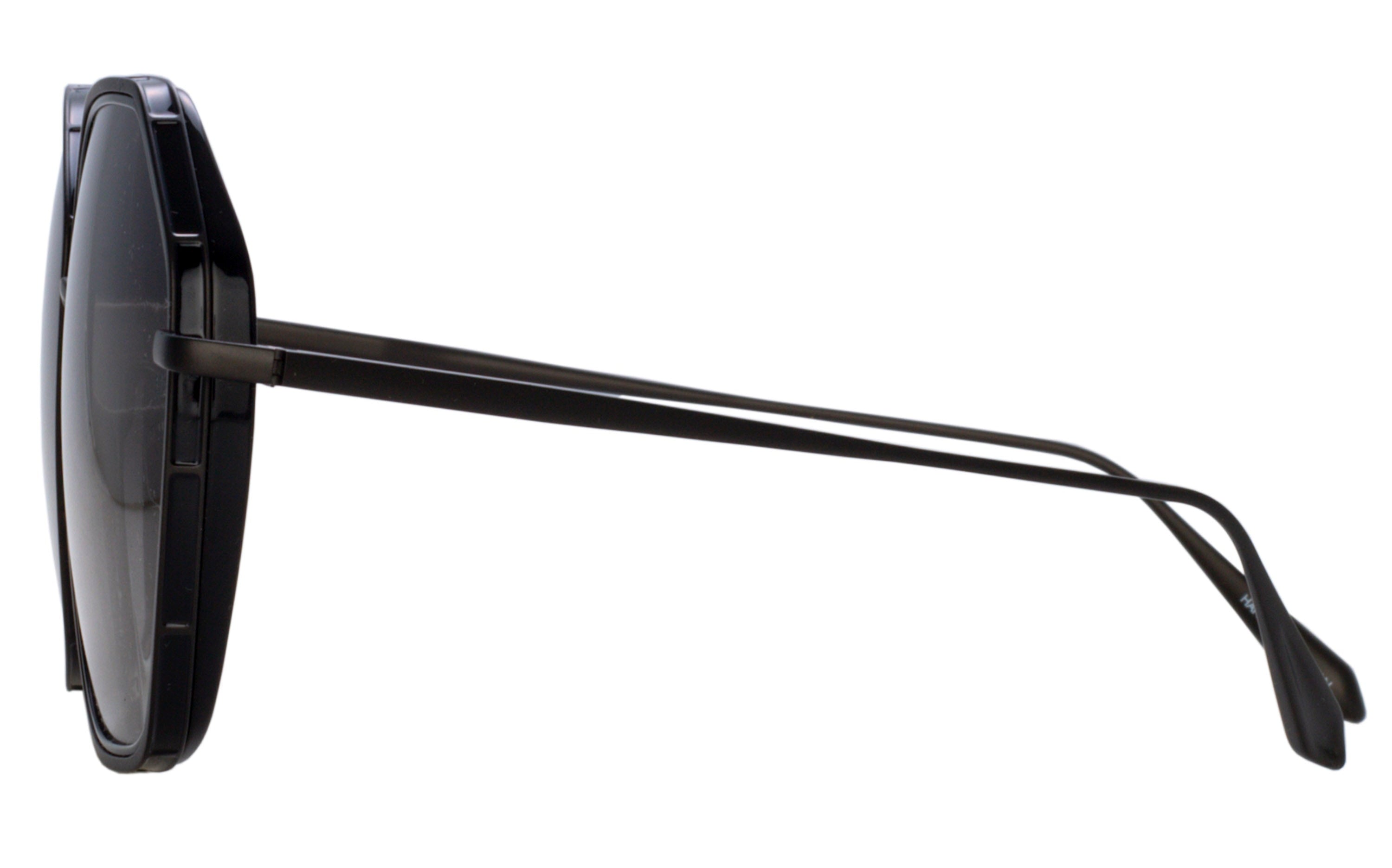 Color_LFL1432C3SUN - Rowe Oversize Sunglasses in Matte Nickel