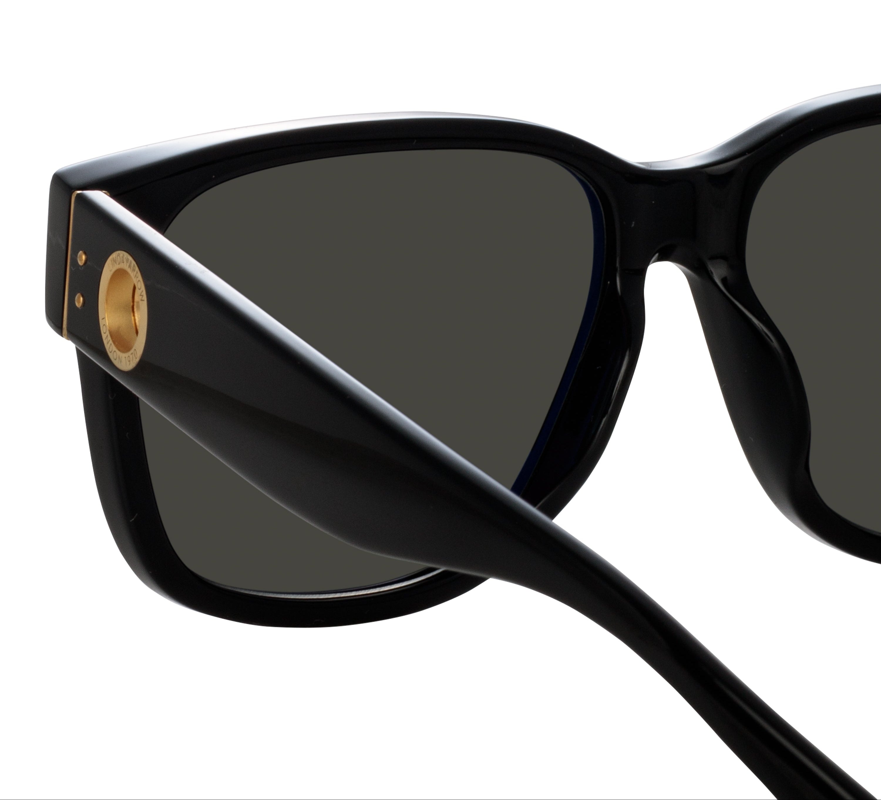 Color_LFL1429C1SUN - Perry D-Frame Sunglasses in Black