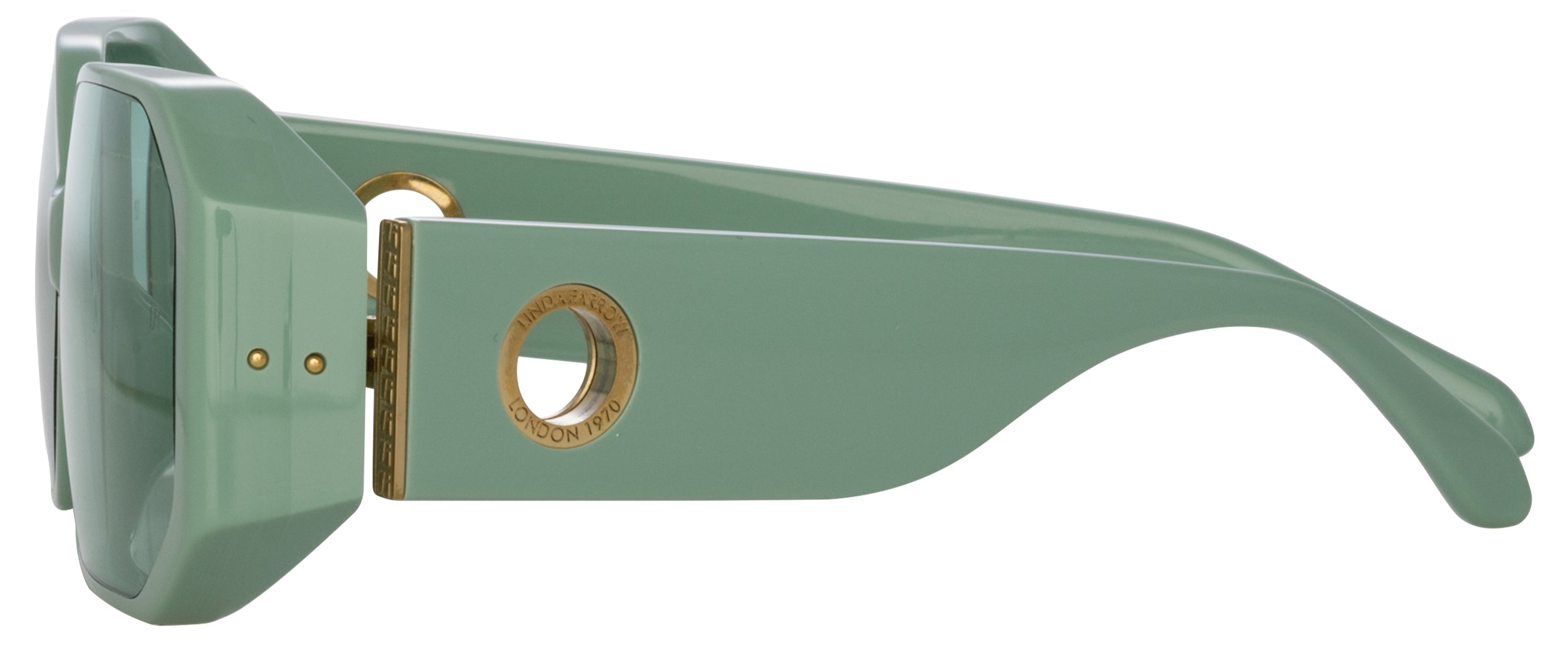 Color_LFL1427C4SUN - Bailey Angular Sunglasses in Peppermint