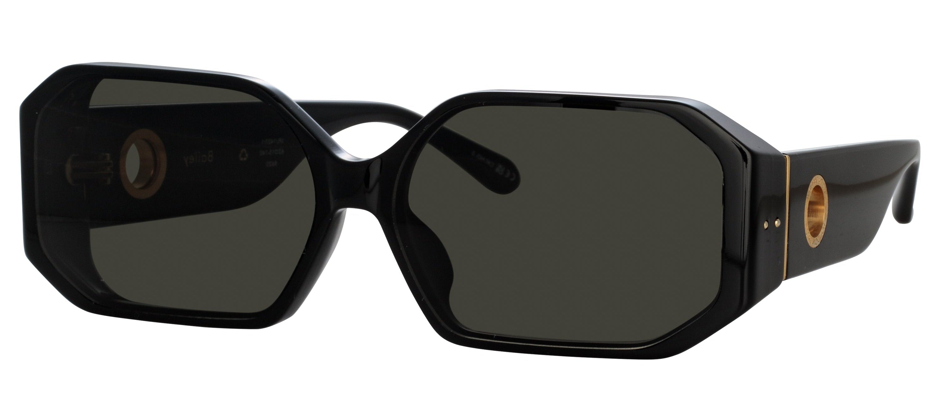 Color_LFL1427C1SUN - Bailey Angular Sunglasses in Black