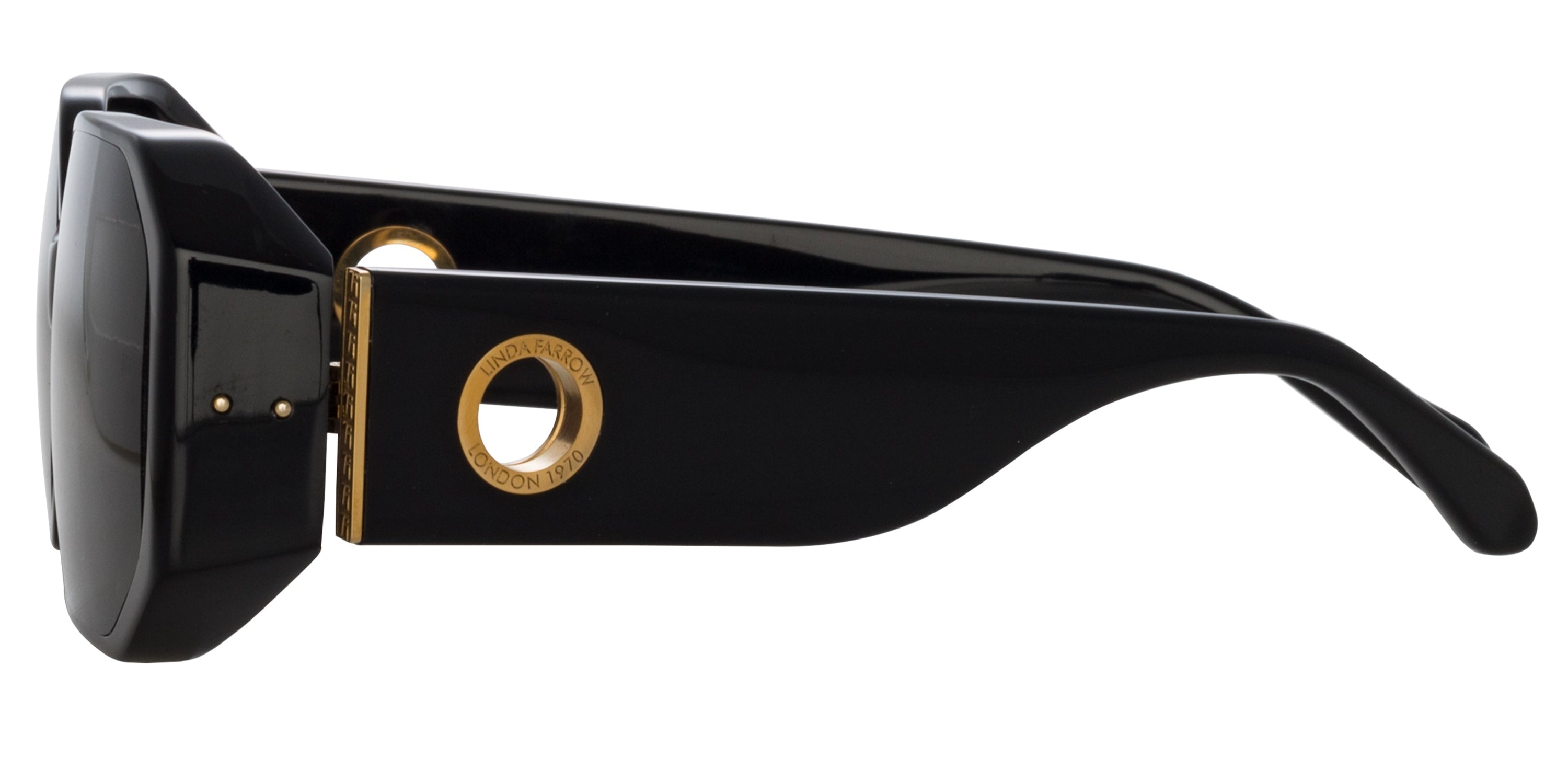 Color_LFL1427C1SUN - Bailey Angular Sunglasses in Black