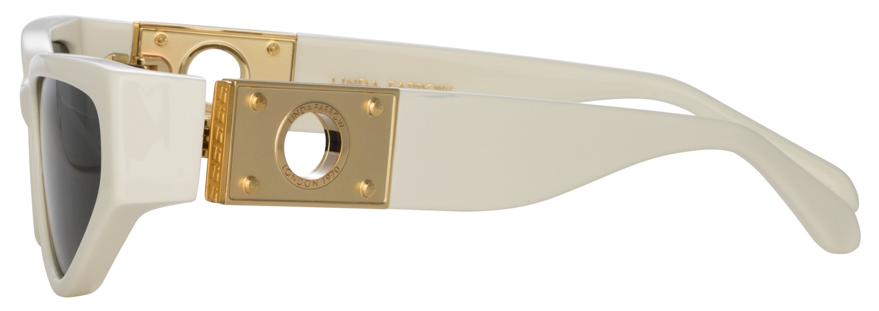 Color_LFL1426C2SUN - Tomie Cat Eye Sunglasses in White