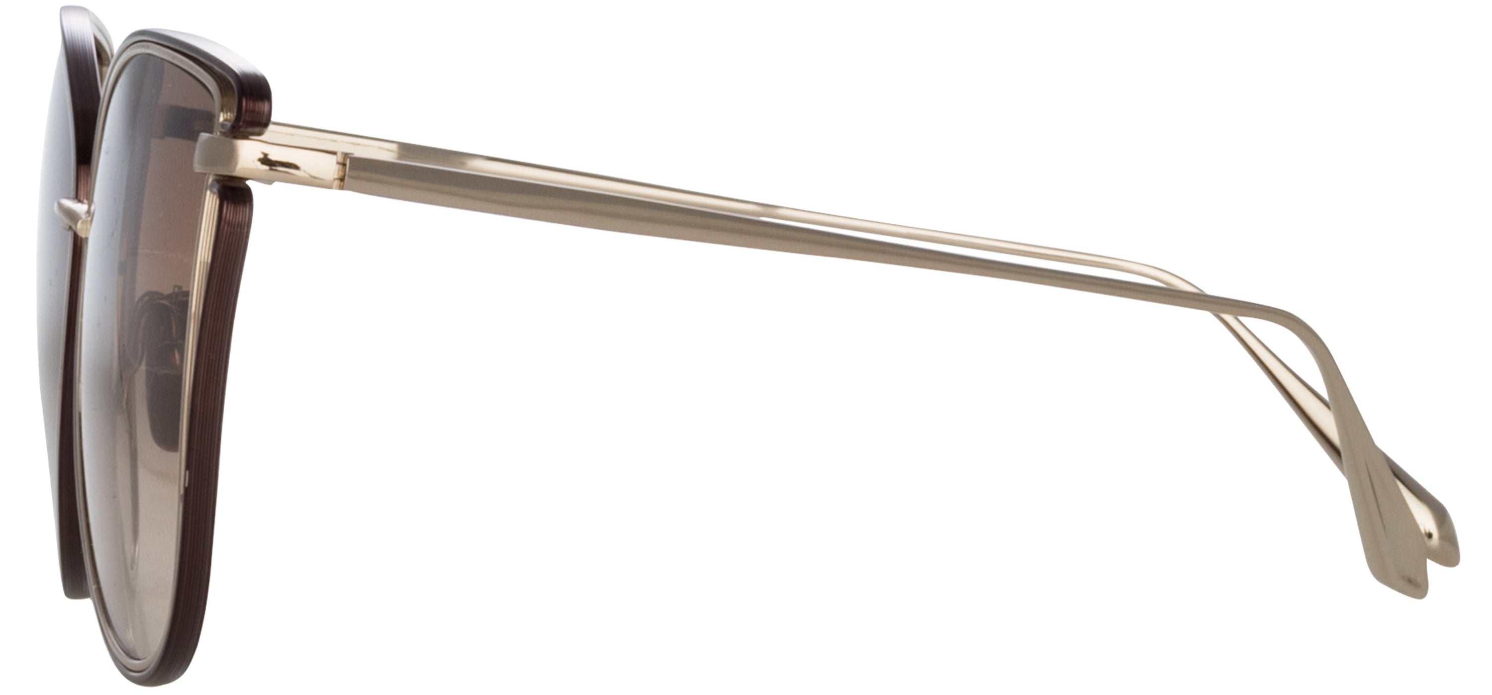 Color_LFL1422C2SUN - Dinah Cat Eye Sunglasses in Light Gold