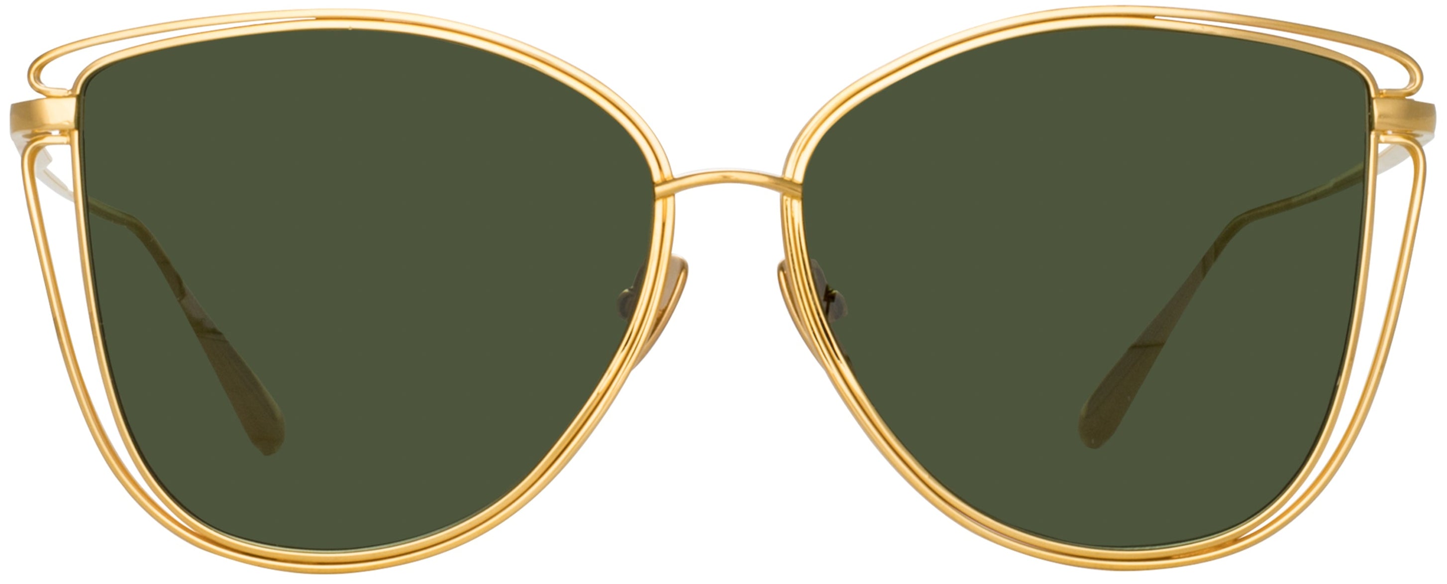 Color_LFL1422C3SUN - Dinah Cat Eye Sunglasses in Yellow Gold