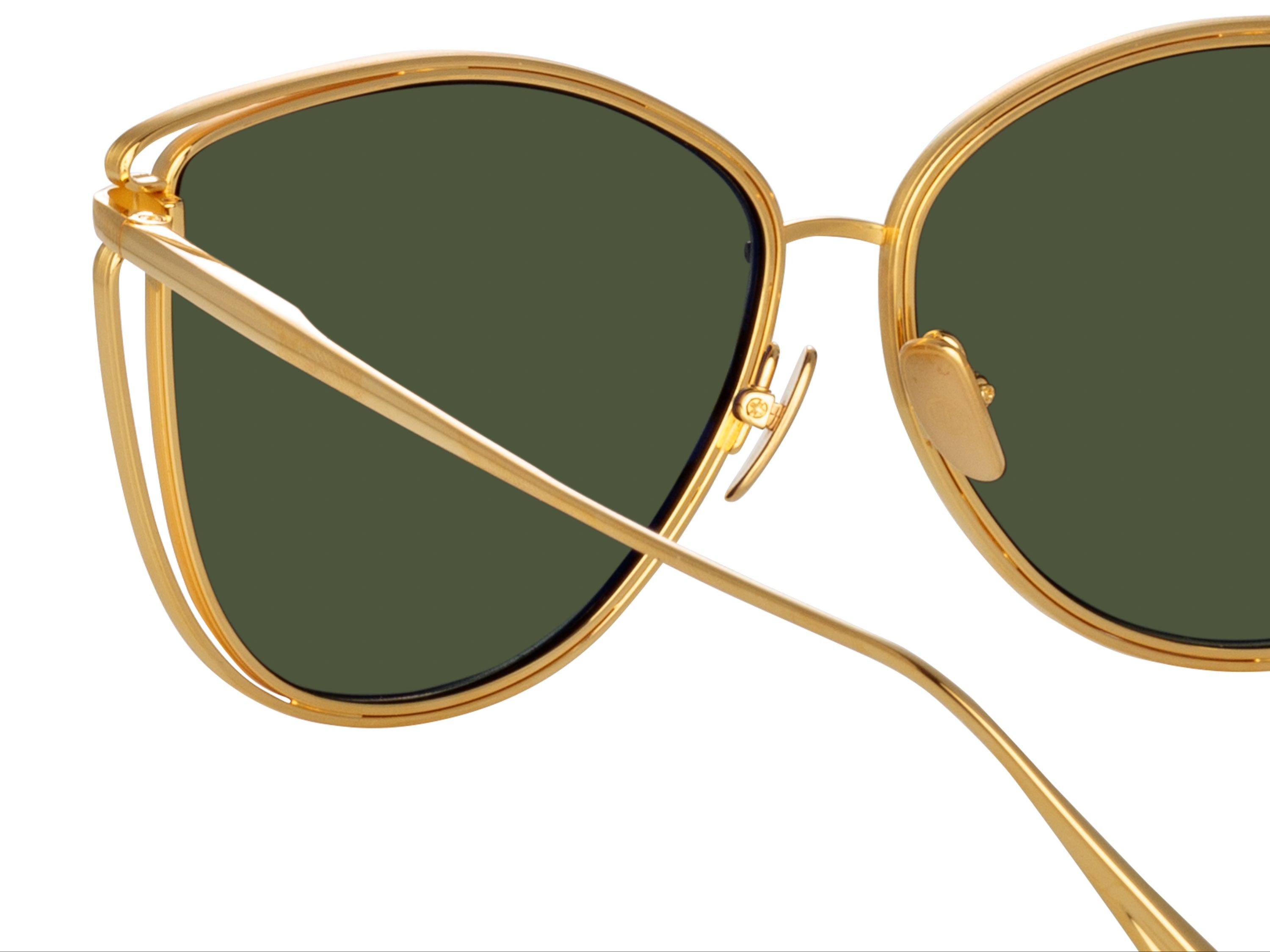 Color_LFL1422C3SUN - Dinah Cat Eye Sunglasses in Yellow Gold