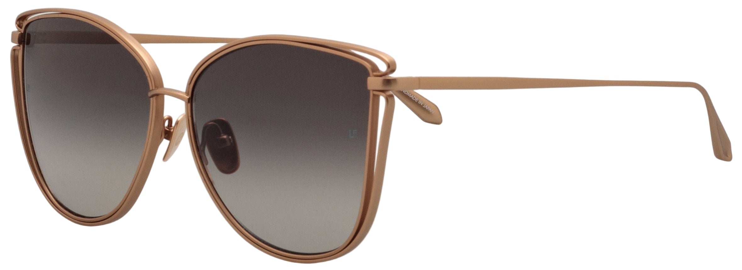 Color_LFL1422C6SUN - Dinah Cat Eye Sunglasses in Rose Gold Grey