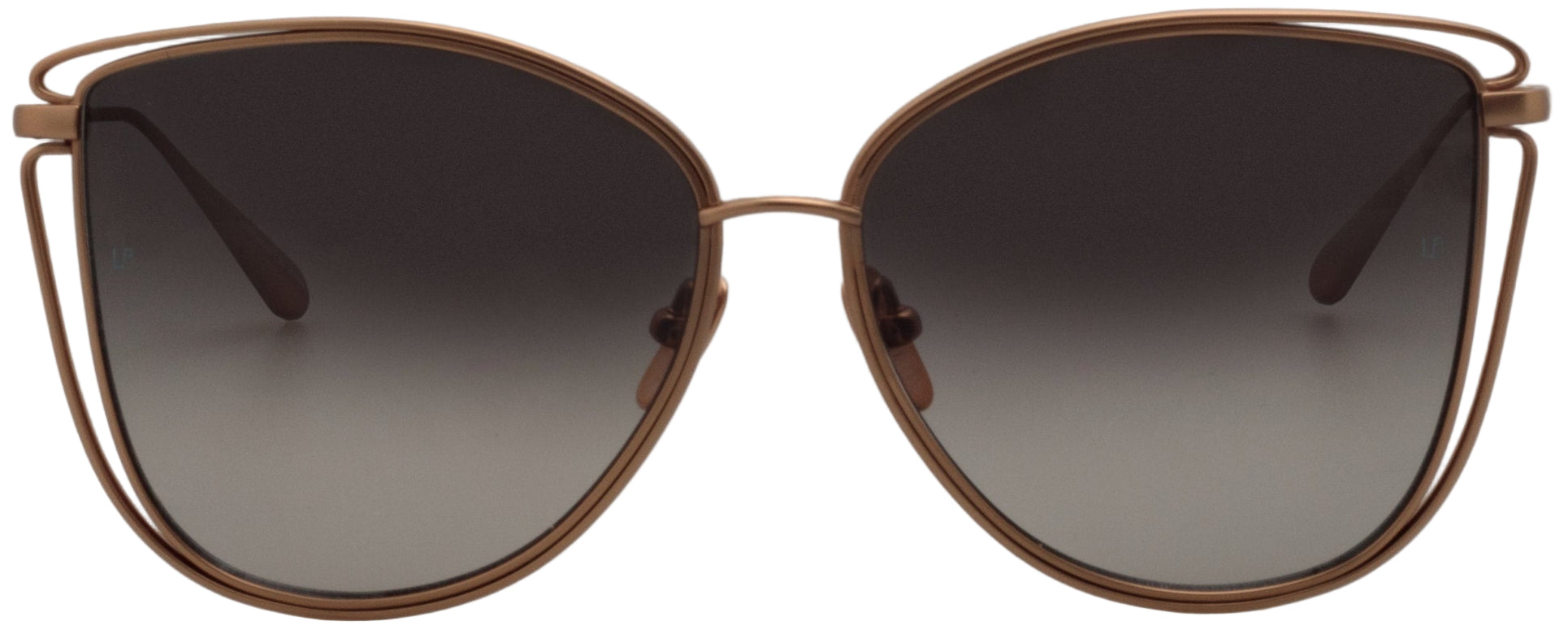 Color_LFL1422C6SUN - Dinah Cat Eye Sunglasses in Rose Gold Grey