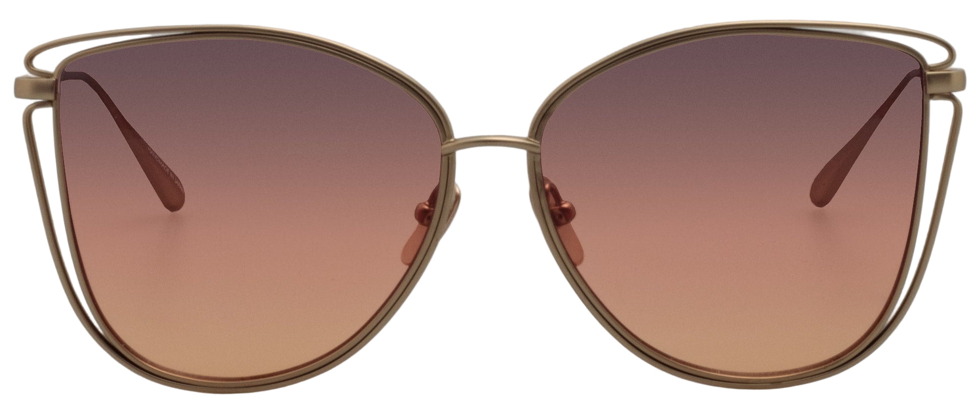 Color_LFL1422C7SUN - Dinah Cat Eye Sunglasses in Matt Champagne
