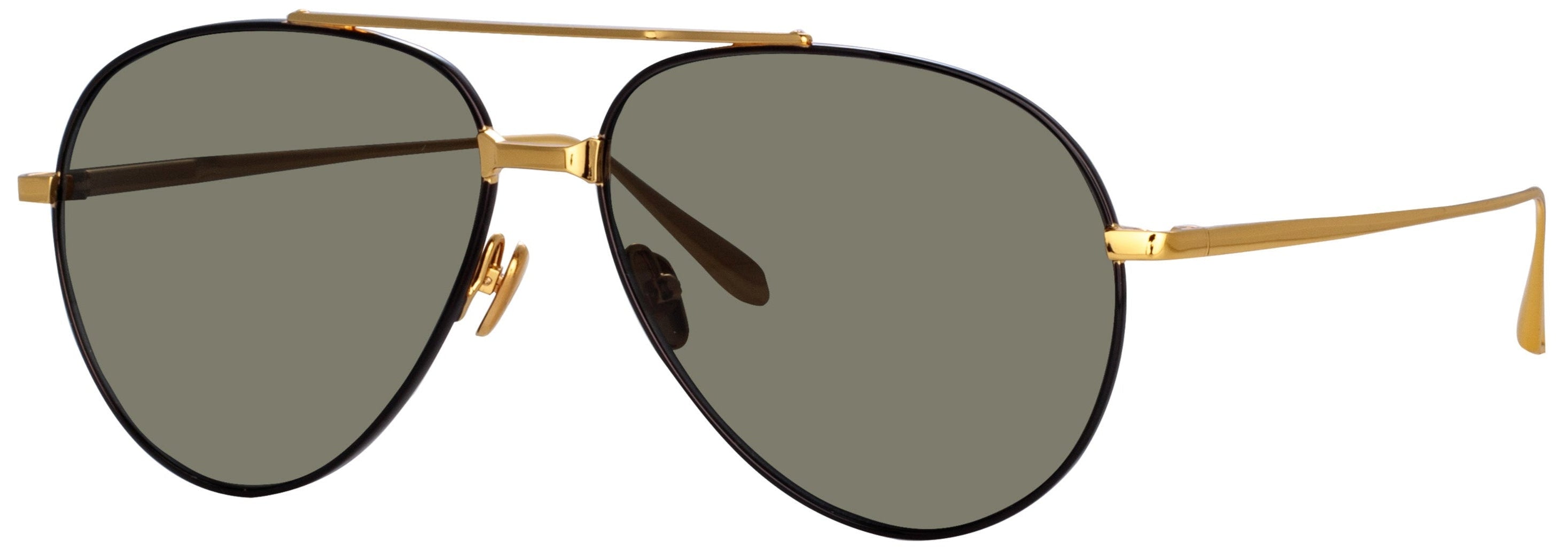 Color_LFL1421C1SUN - Marcelo Aviator Sunglasses in Yellow Gold / Nickel