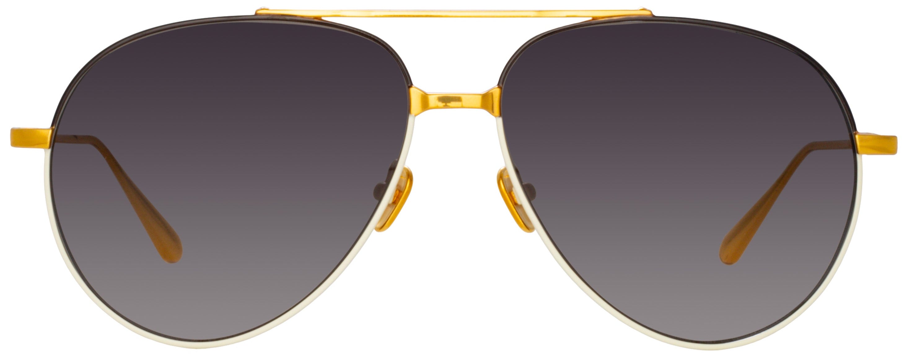 Color_LFL1421C3SUN - Marcelo Aviator Sunglasses in Yellow Gold / Grey