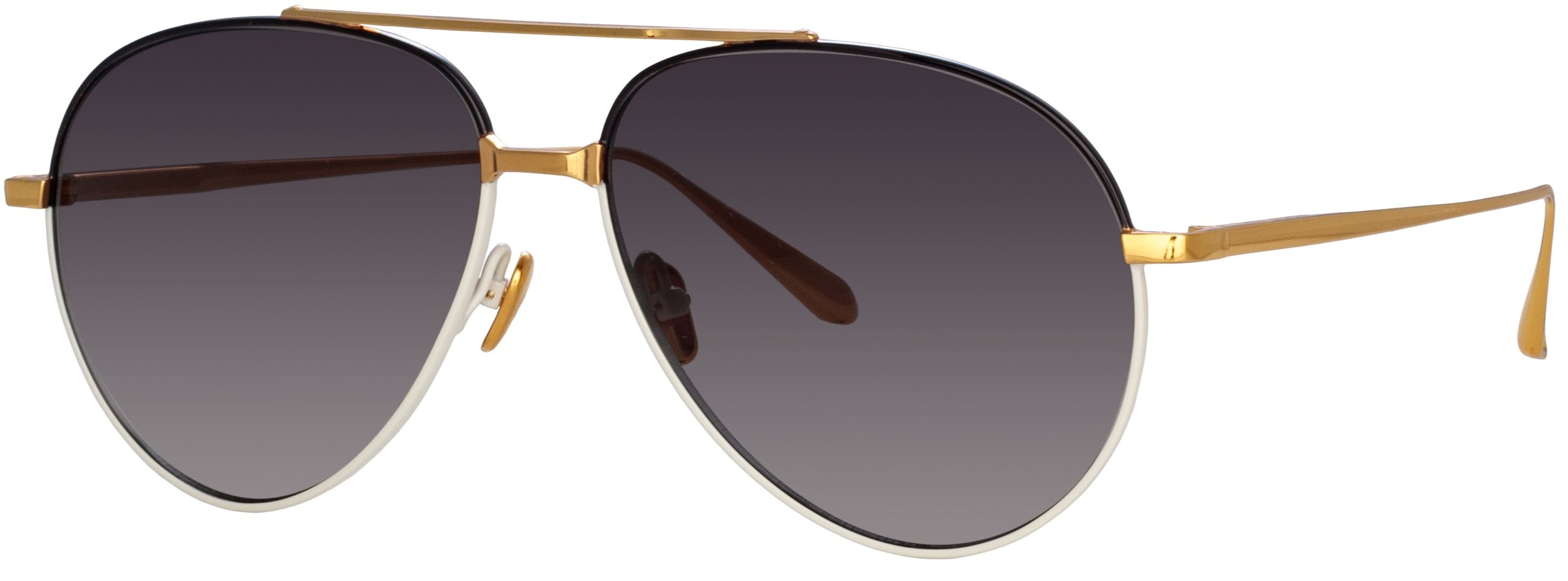 Color_LFL1421C3SUN - Marcelo Aviator Sunglasses in Yellow Gold / Grey