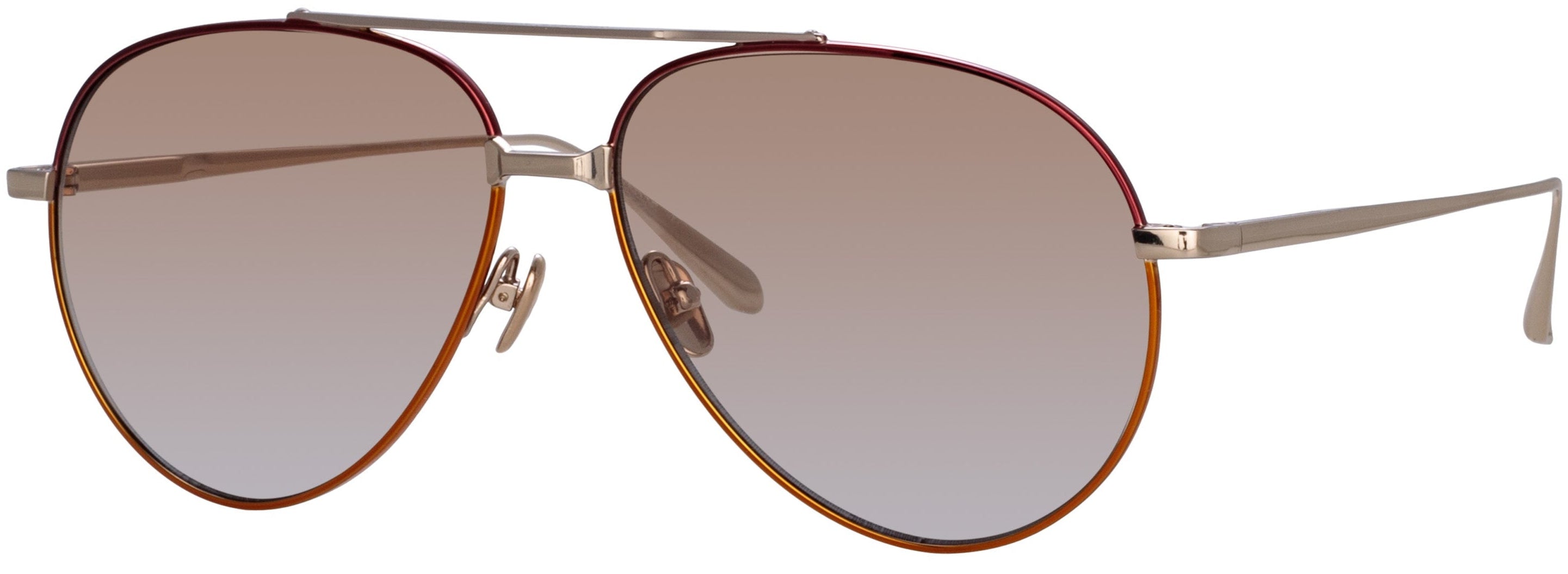 Color_LFL1421C4SUN - Marcelo Aviator Sunglasses in Light Gold / Blue