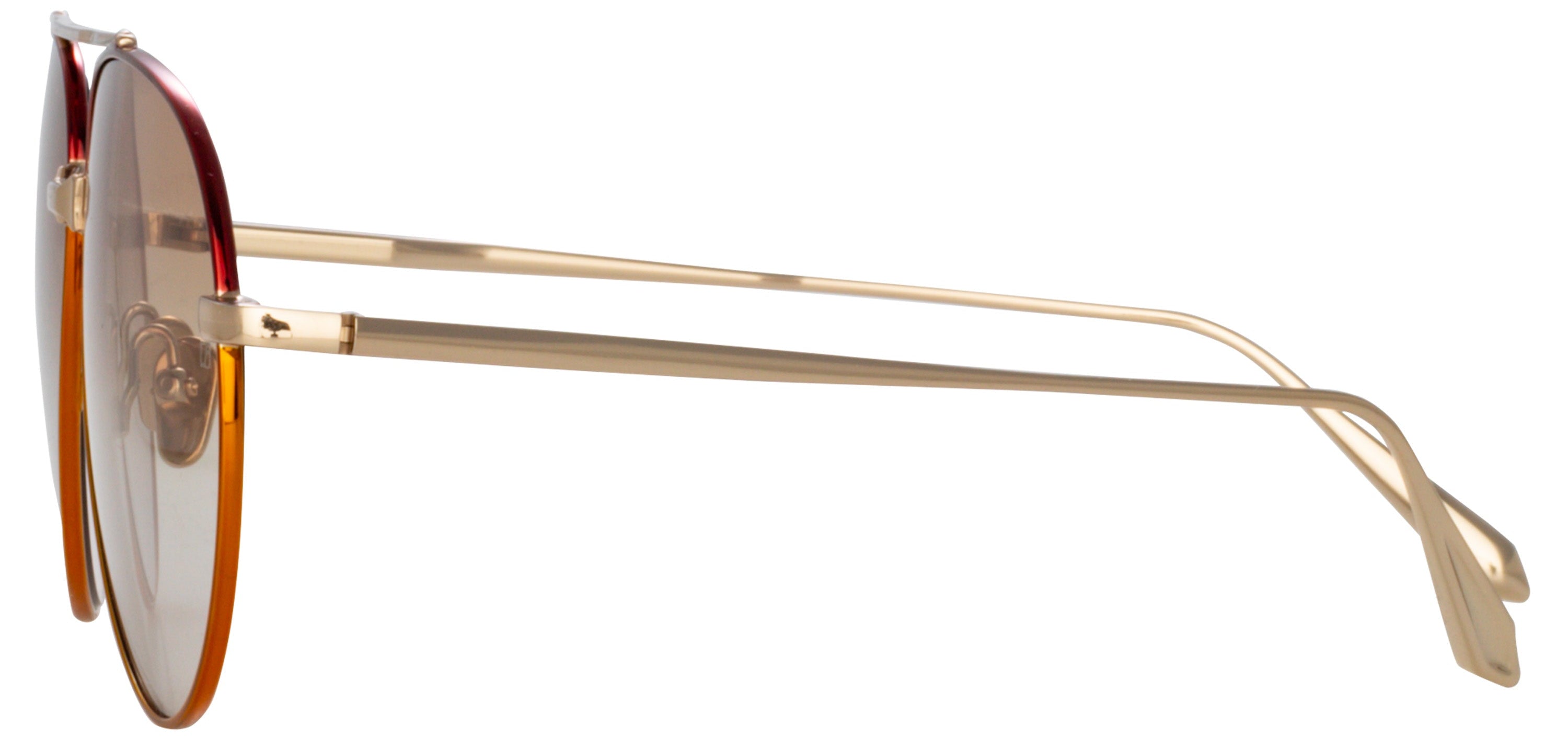 Color_LFL1421C4SUN - Marcelo Aviator Sunglasses in Light Gold / Blue