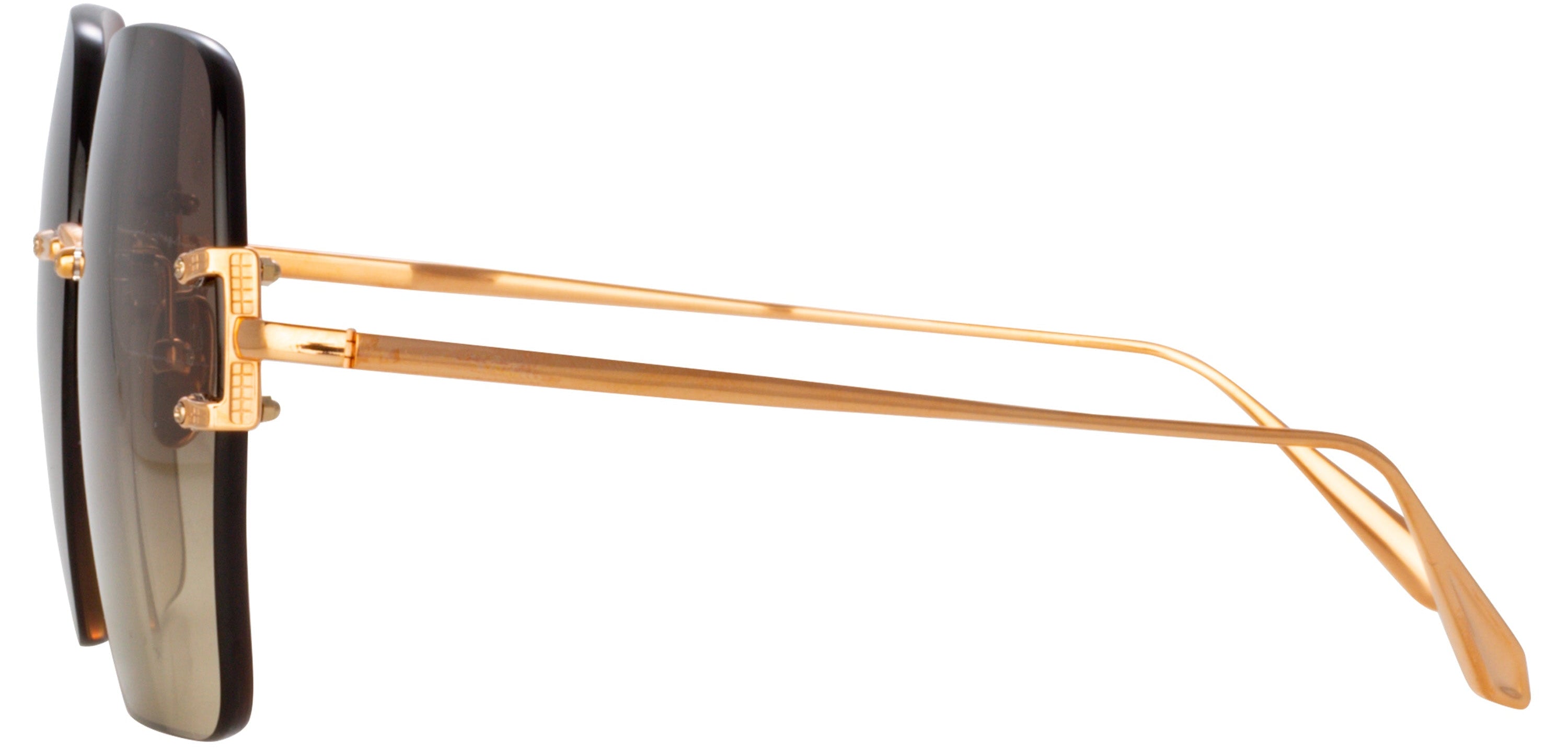 Color_Color_LFL1395C3SUN - Carina Oversized Sunglasses in Rose Gold / Mocha