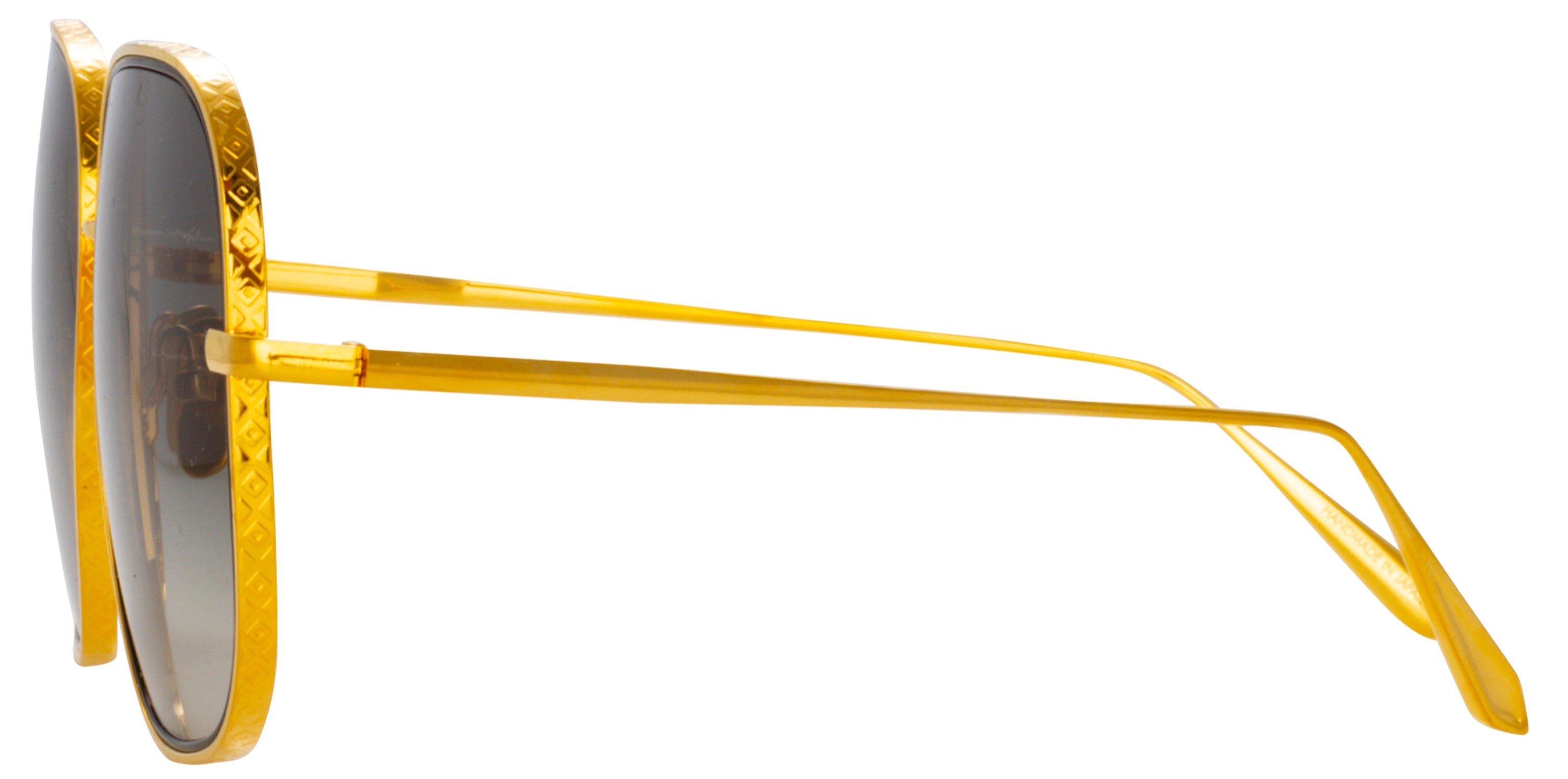 Color_LFL1394C2SUN - Juliana Oversized Sunglasses in Yellow Gold / Grey