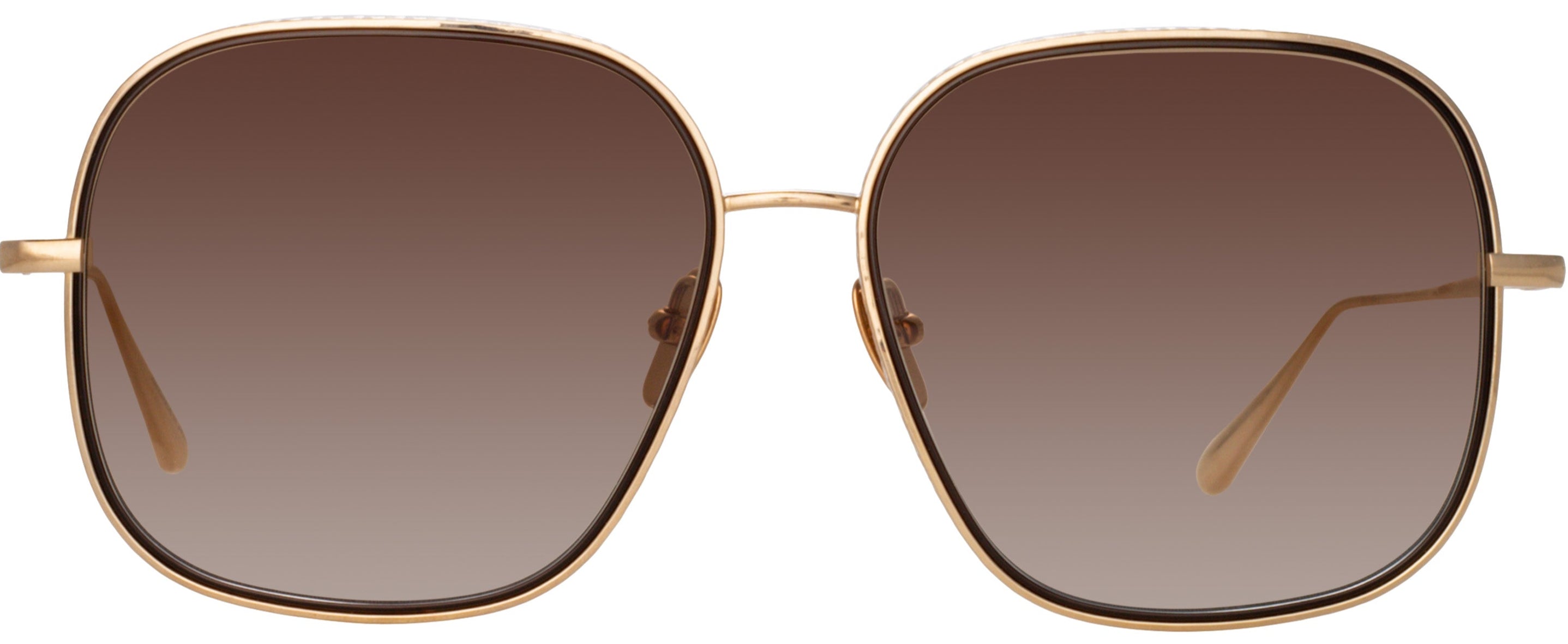 Color_LFL1394C3SUN - Juliana Oversized Sunglasses in Light Gold / Brown
